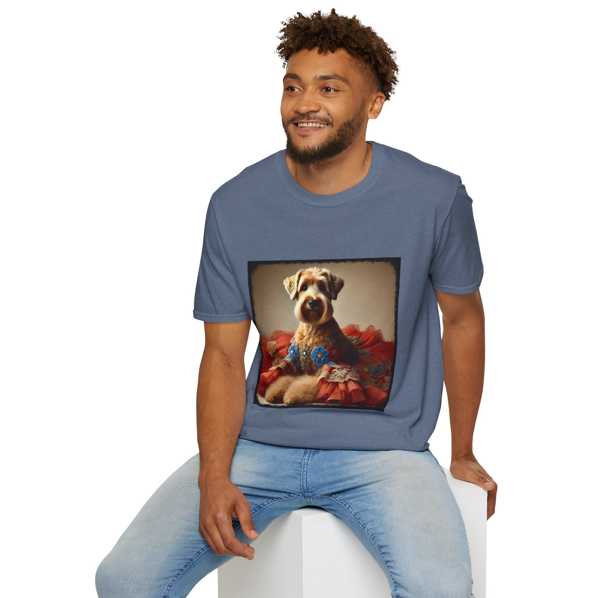Wheaten Terrier Glitzy Gal | Unisex Dog T-Shirt