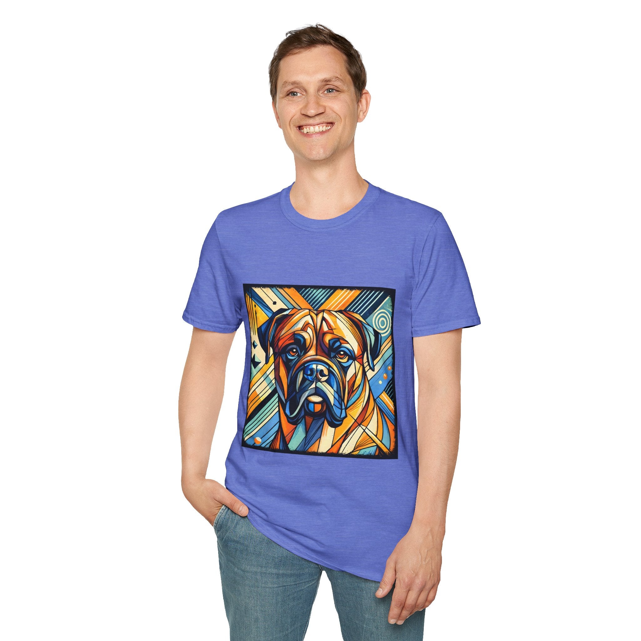 Bullmastiff Warm Geometric | Unisex Dog T-Shirt
