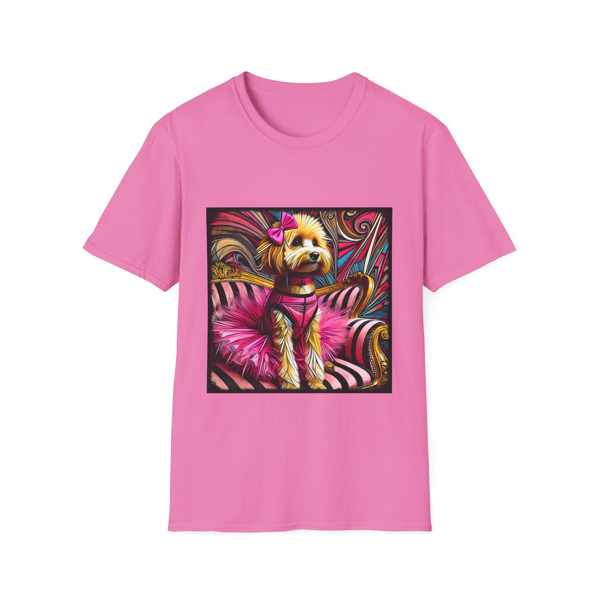 Goldendoodle Pink Rocker | Unisex Dog T-Shirt