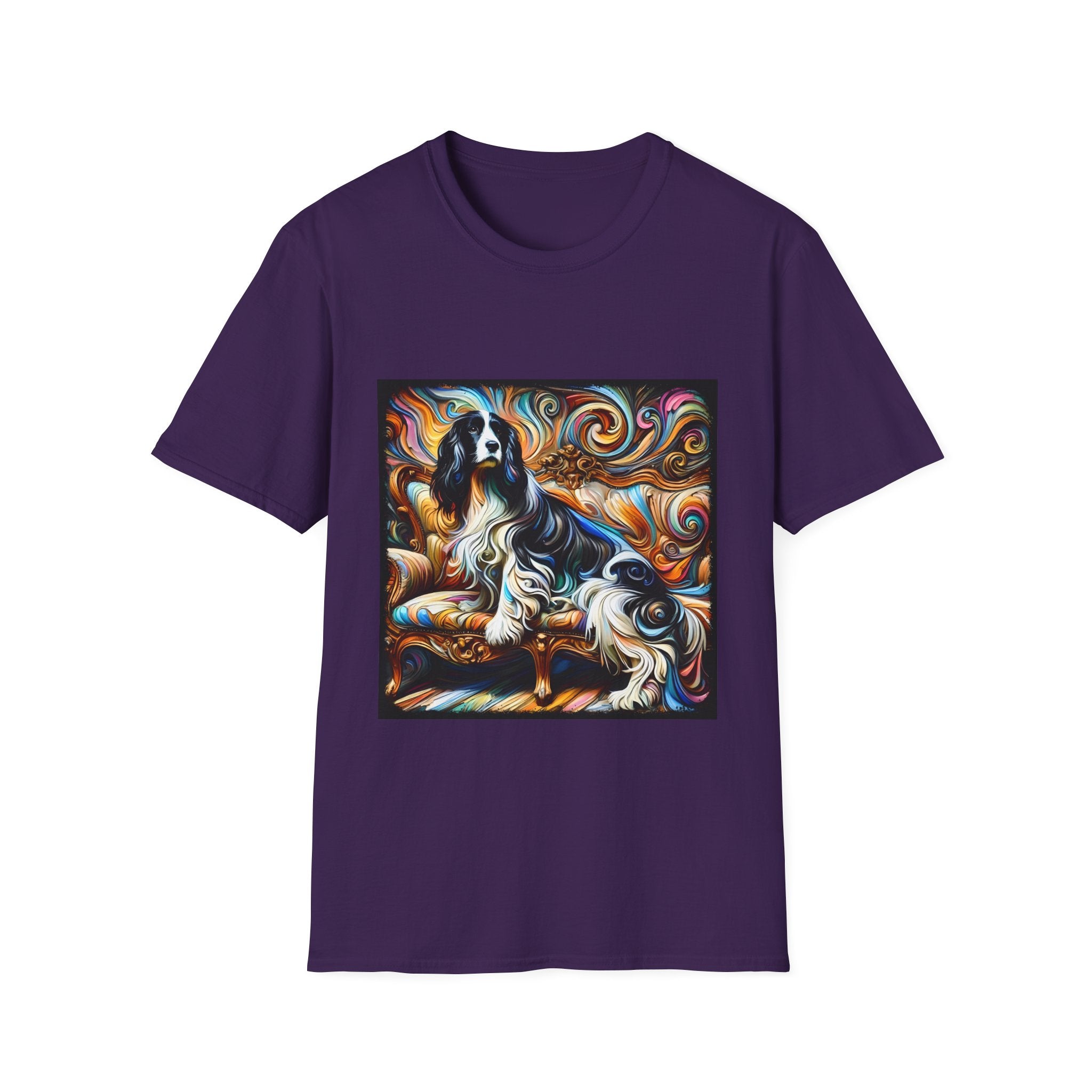 English Springer Spaniel Dynamic Swirl | Unisex Dog T-Shirt
