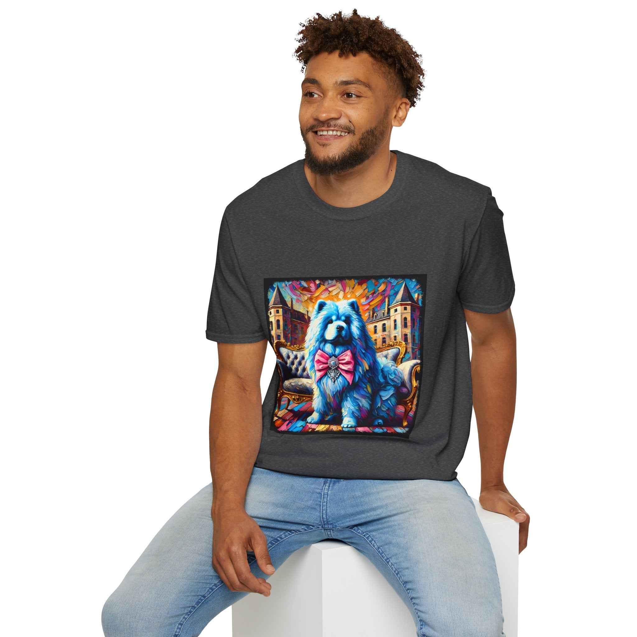 Chow Chow Blue Diamond Princess Classic | Unisex Dog T-Shirt