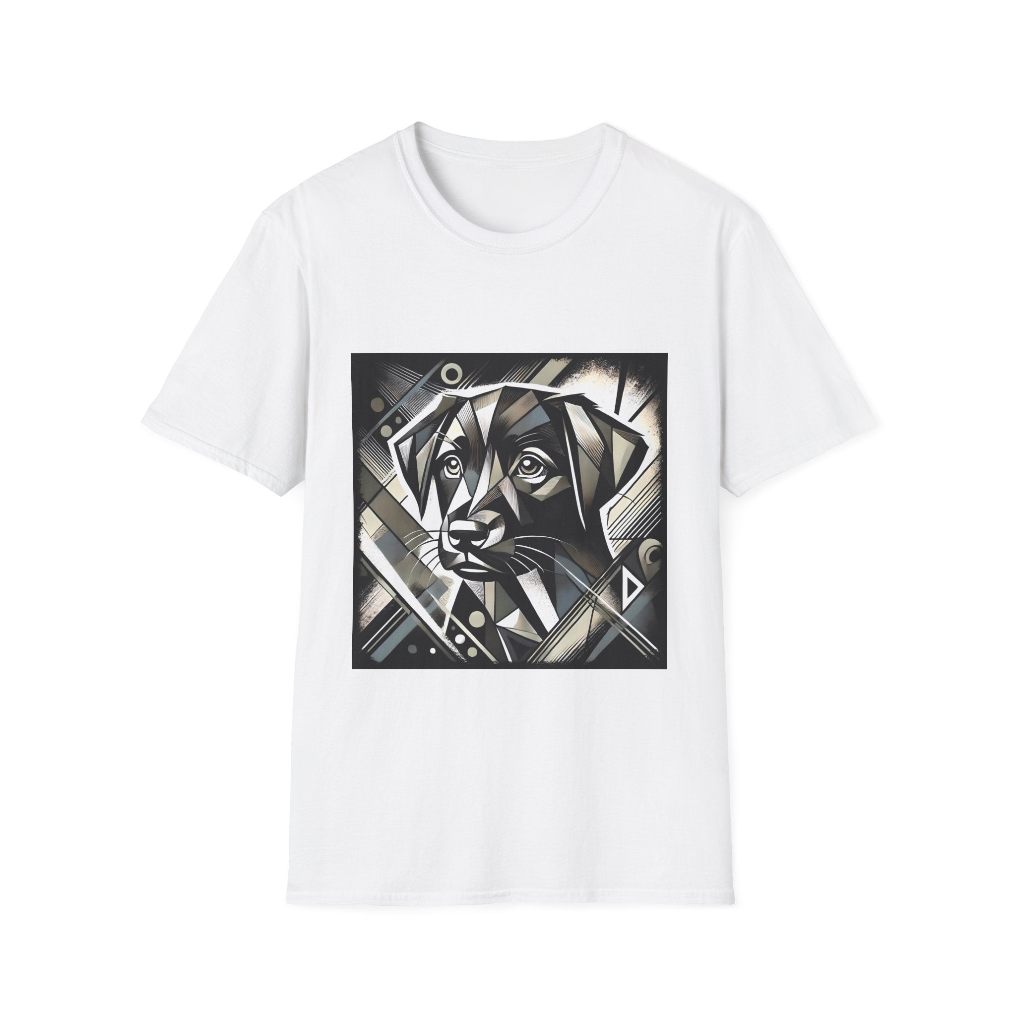 Labrador Retriever B&W Bold Geometric | Unisex Dog T-Shirt