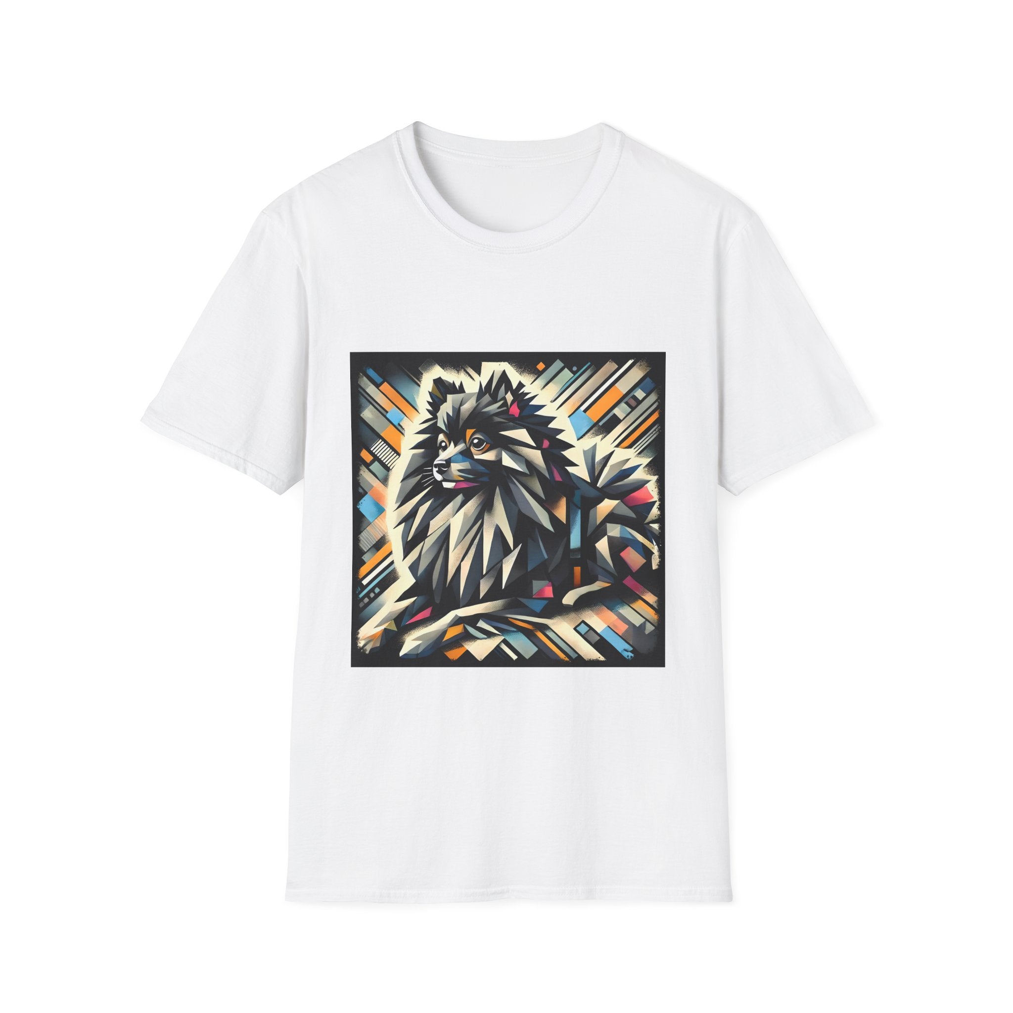 Pomeranian Bold Geometric | Unisex Dog T-Shirt