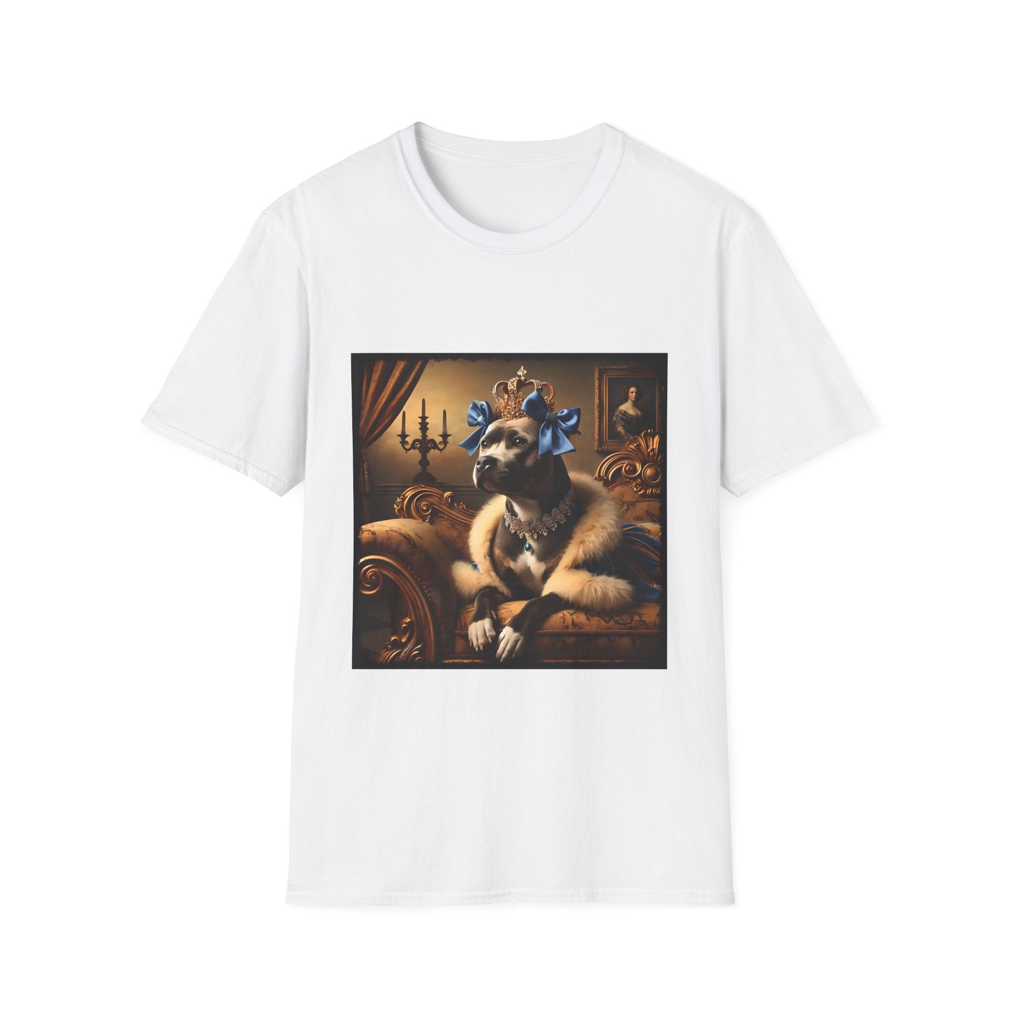 American Pit Bull Terrier Blue Bow Princess | Unisex Dog T-Shirt