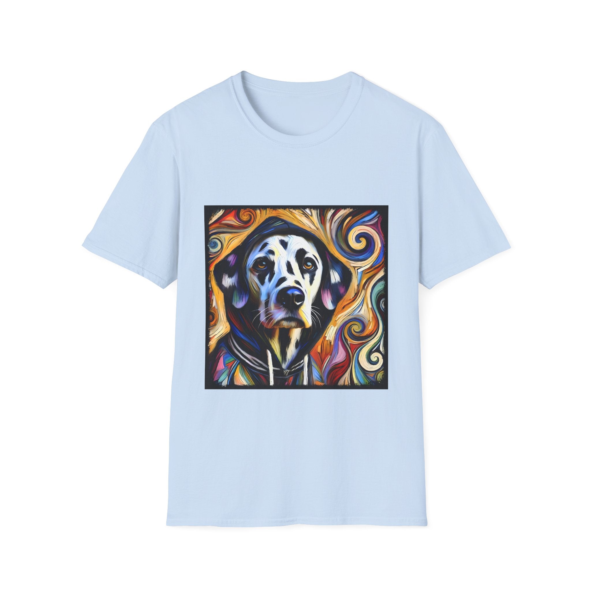 Dalmatian Relaxed Swirl | Unisex Dog T-Shirt
