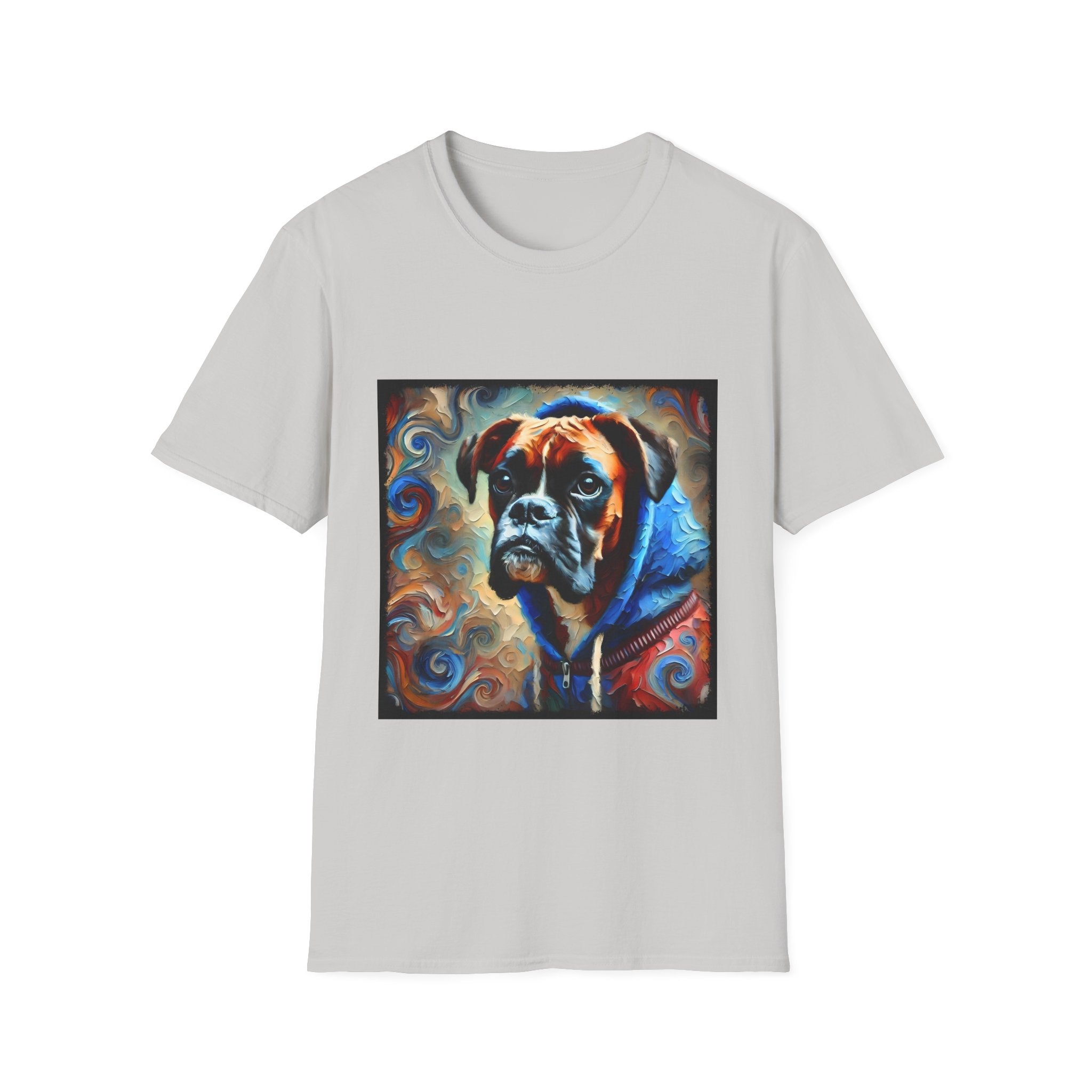 Boxer Hoodie Swirl II | Unisex Dog T-Shirt