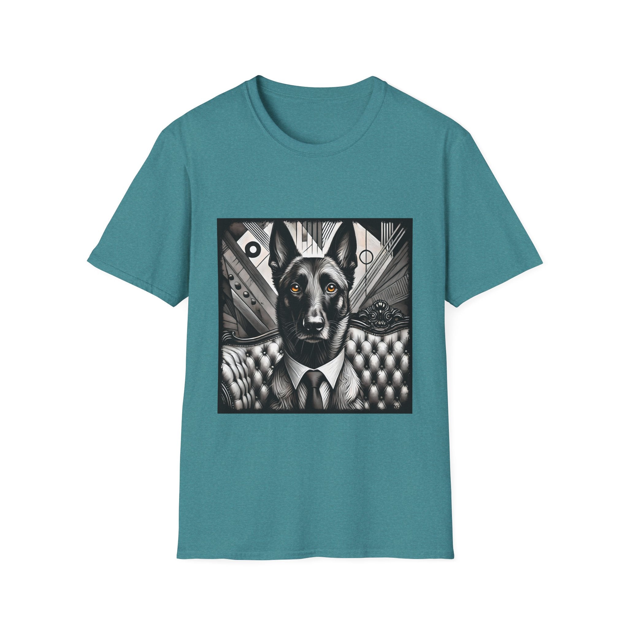 Belgian Malinois B&W Bold Eyes | Unisex Dog T-Shirt
