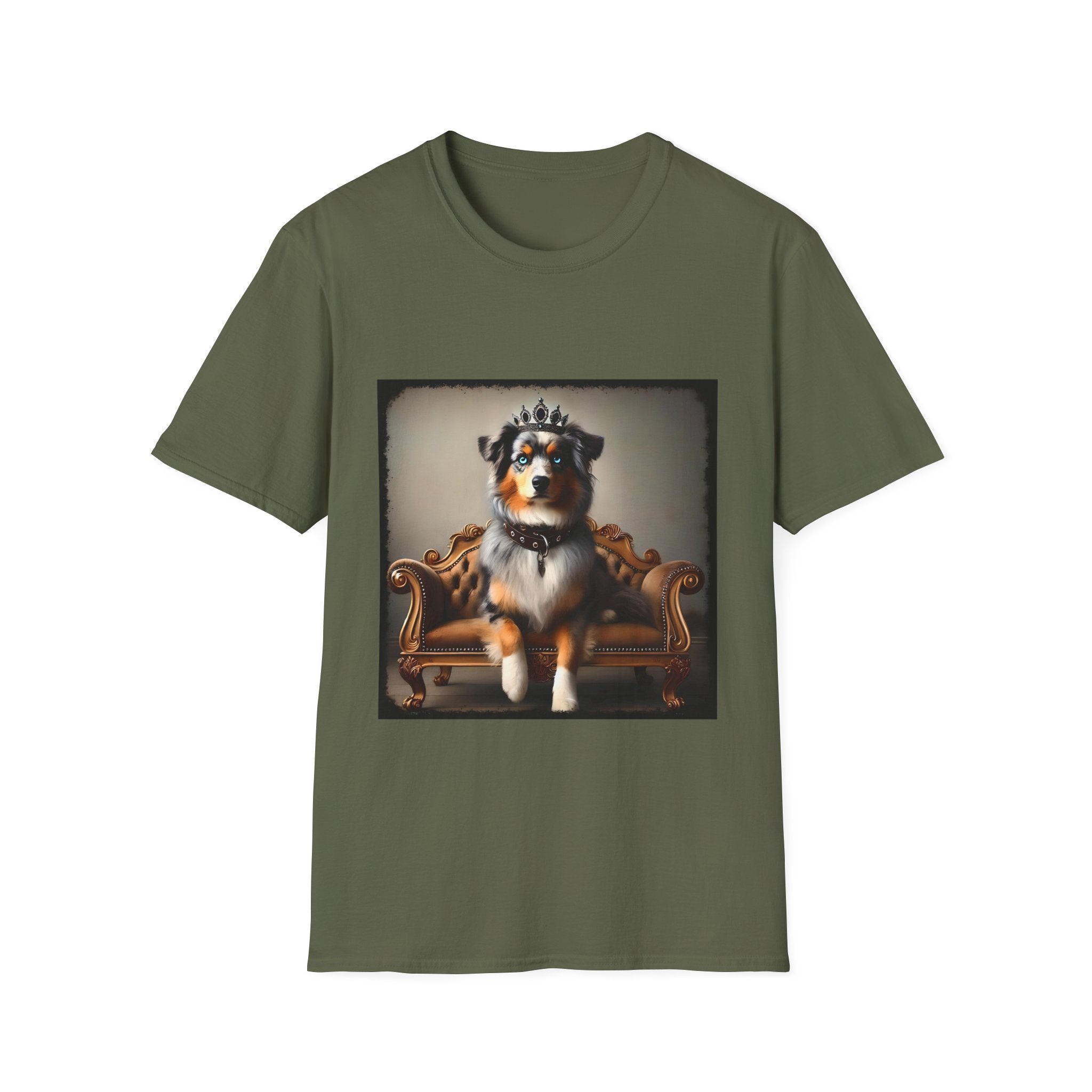Miniature American Shepherd Crowned Princess | Unisex Dog T-Shirt