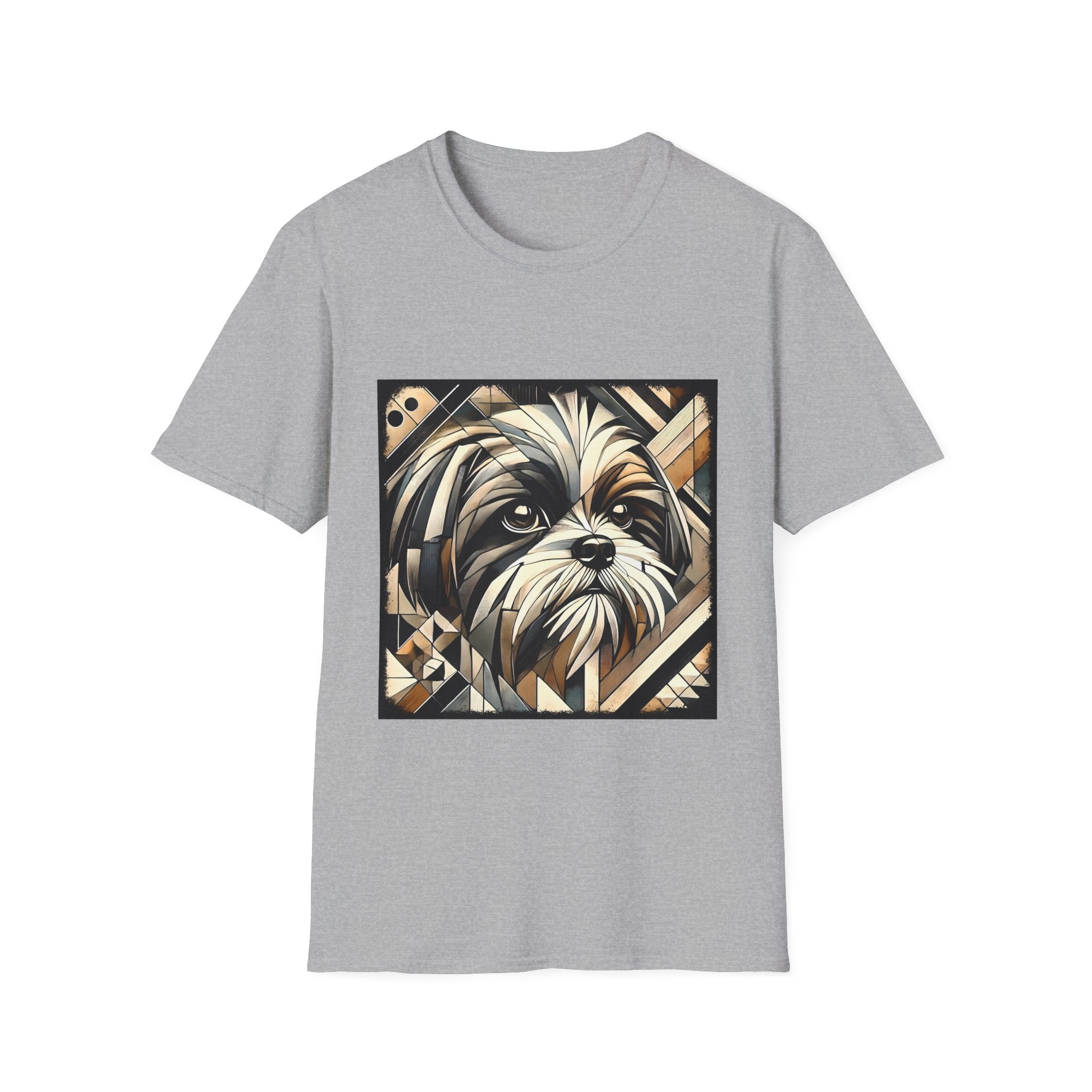 Shih Tzu Bold Geometric | Unisex Dog T-Shirt