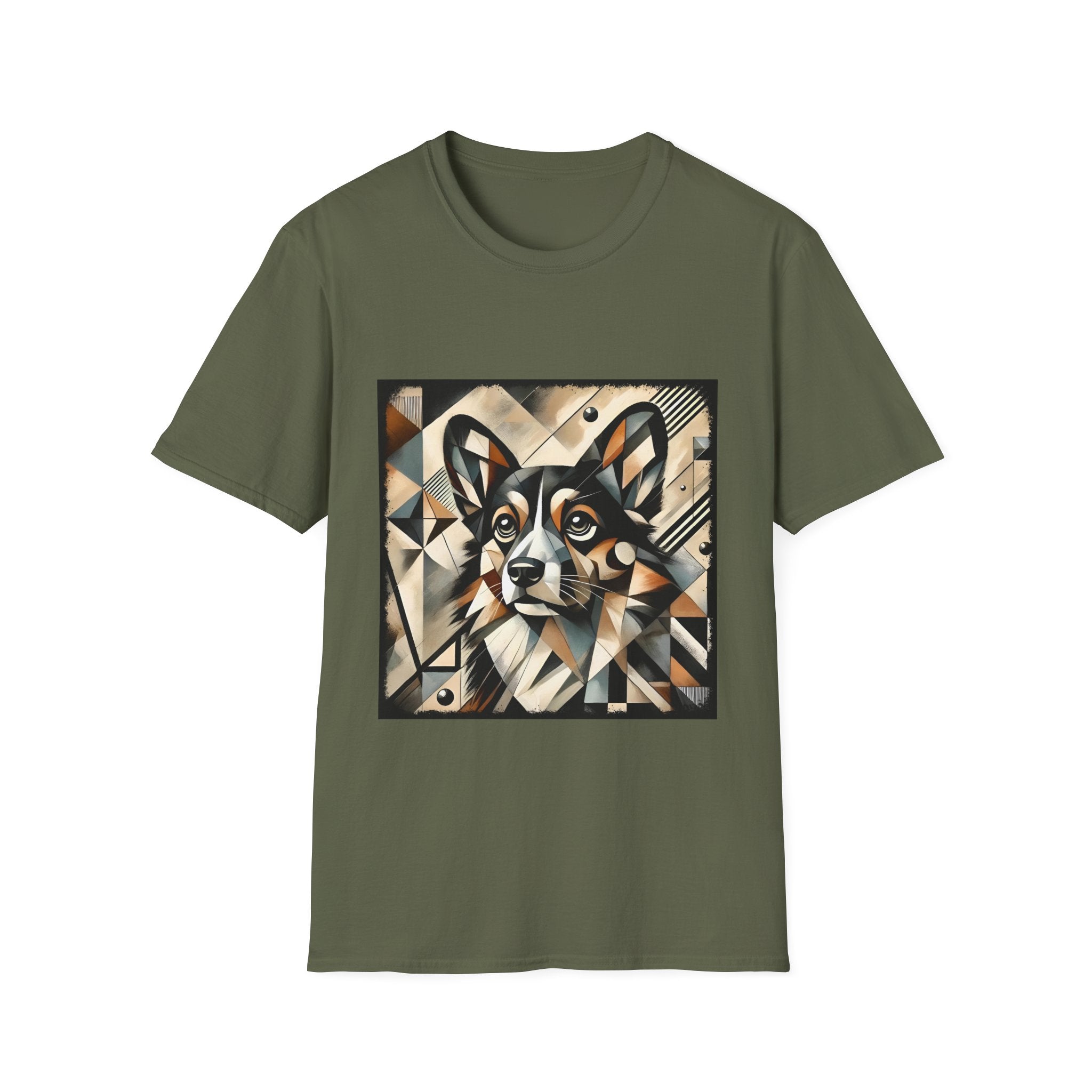 Pembroke Welsh Corgi Geometric | Unisex Dog T-Shirt