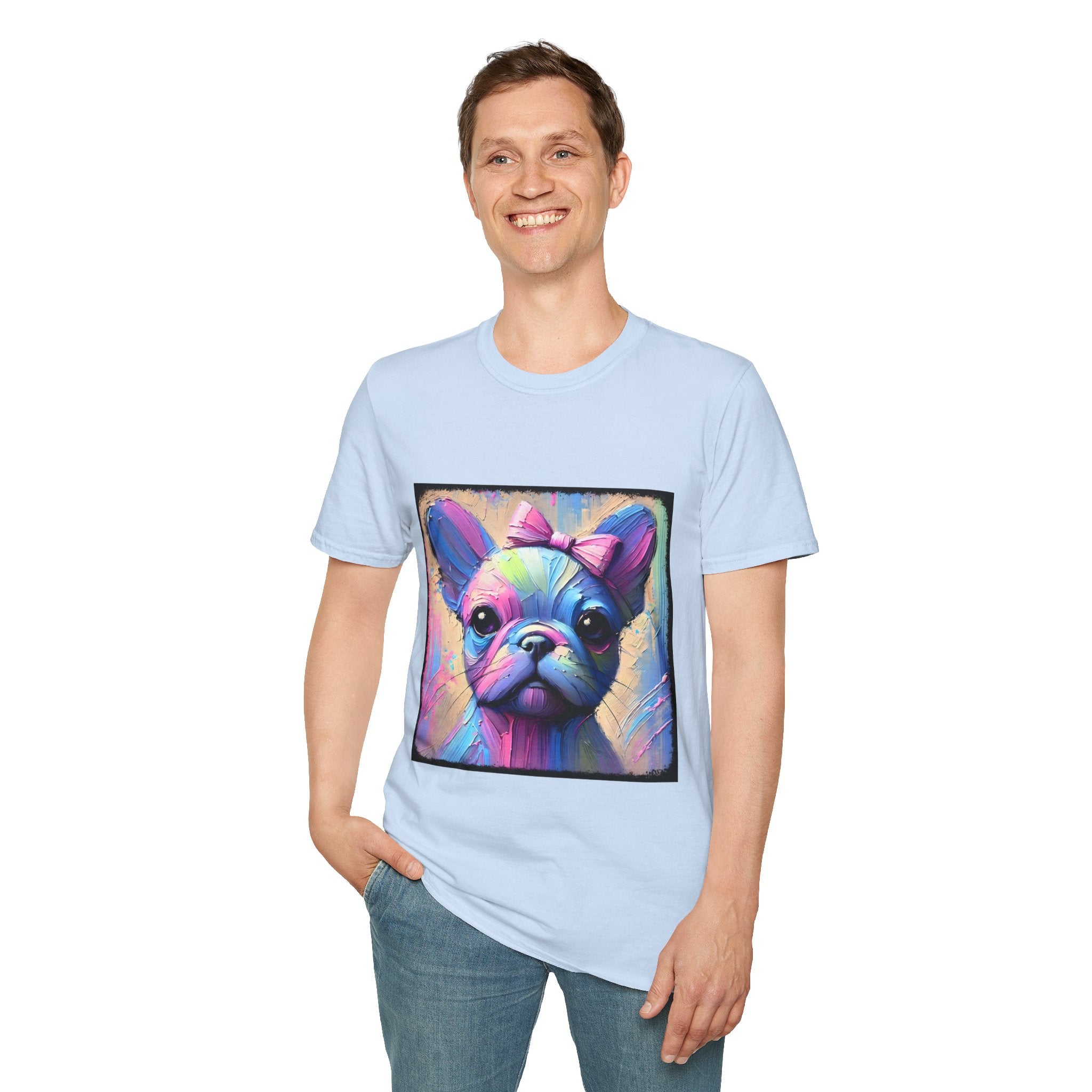 French Bulldog Neon Classic | Unisex Dog T-Shirt