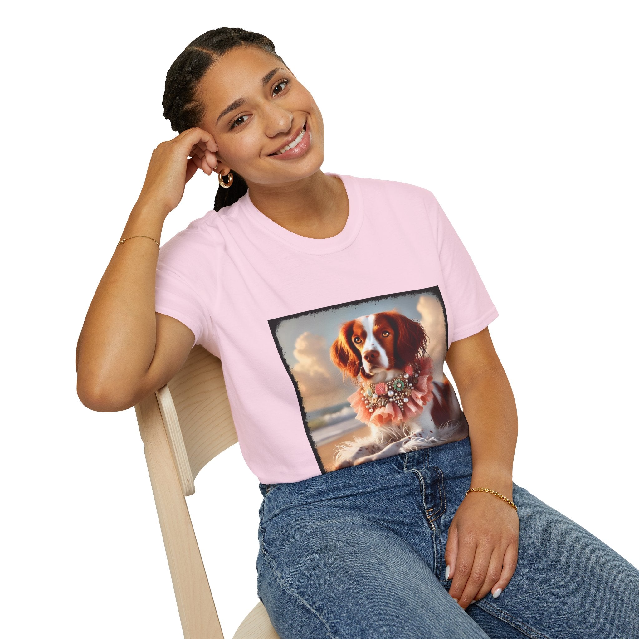 Brittany Beach Beauty | Unisex Dog T-Shirt