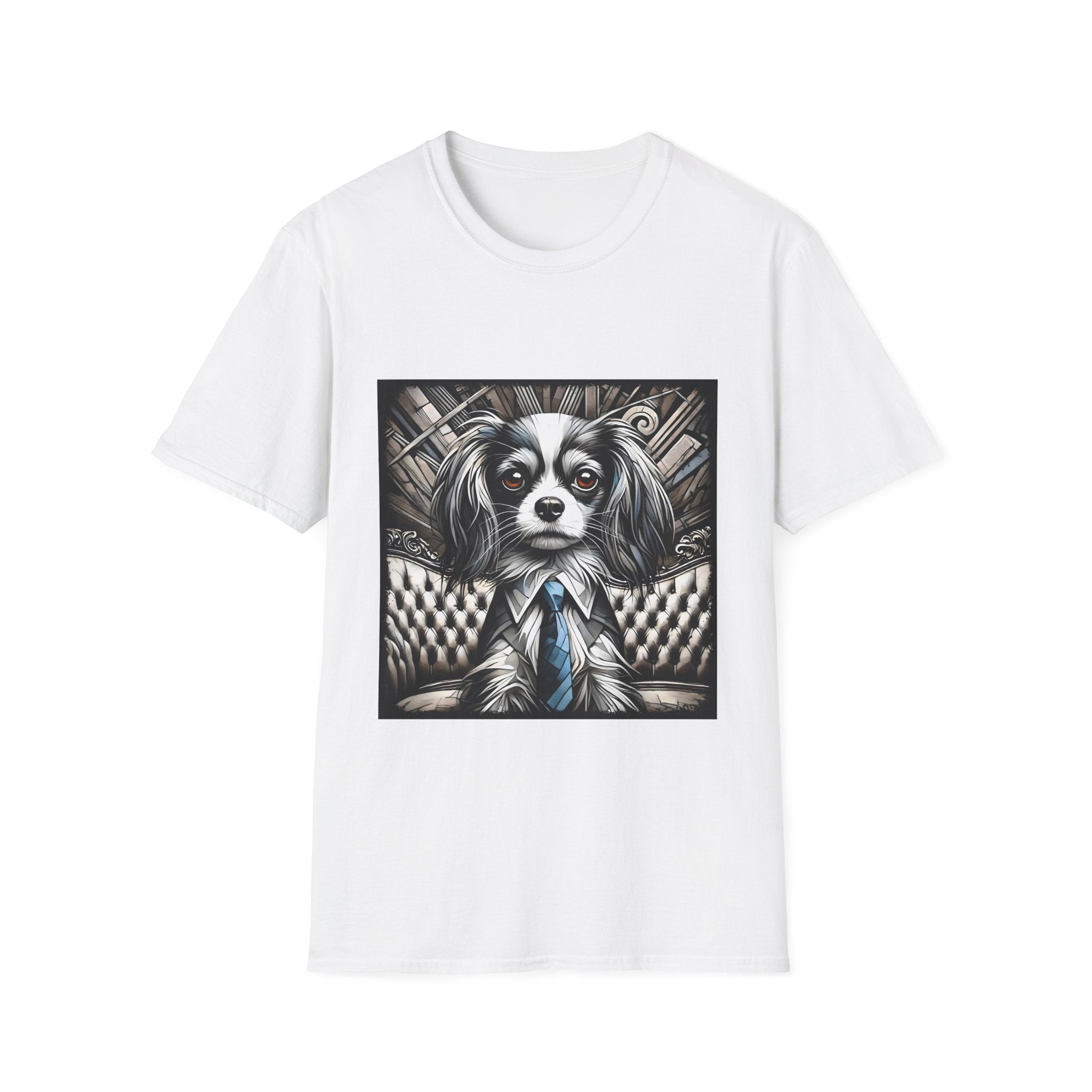 Cavalier King Charles Spaniel B&W Bold Eyes | Unisex Dog T-Shirt