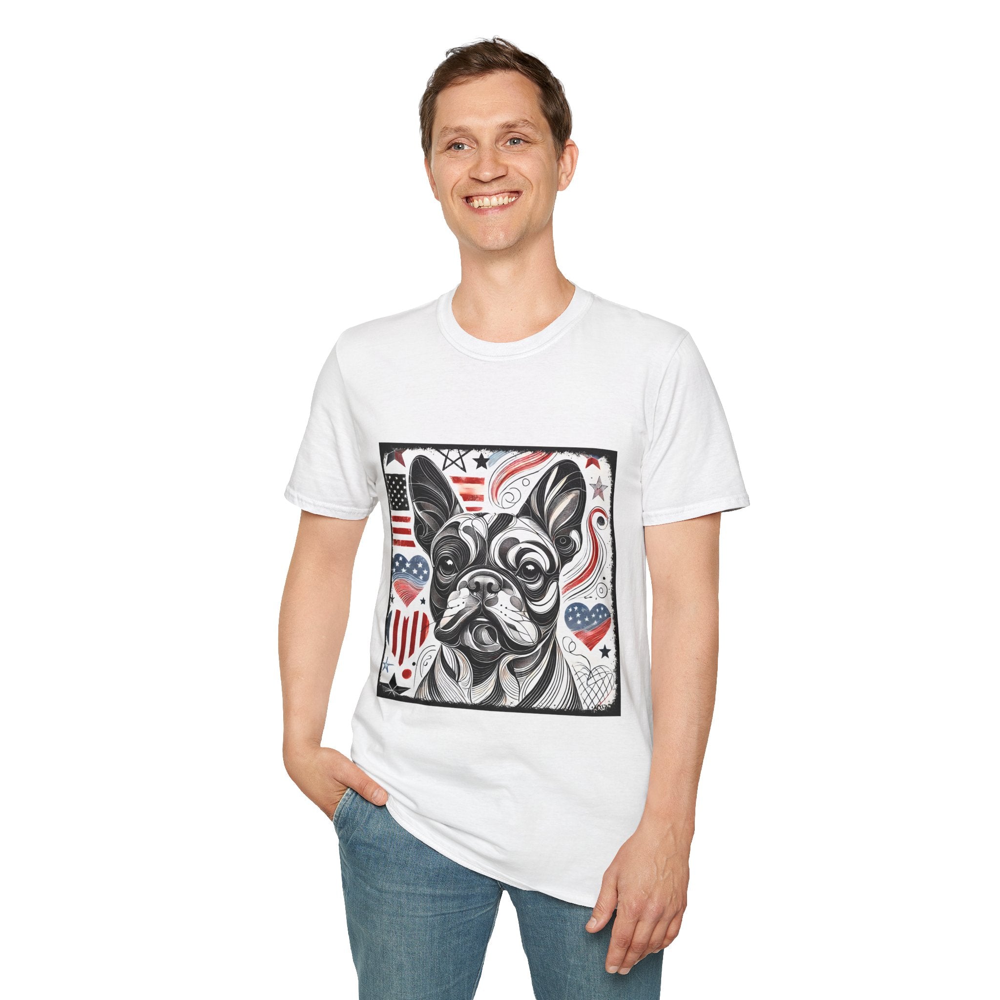 French Bulldog Americana Dream | Unisex Dog T-Shirt