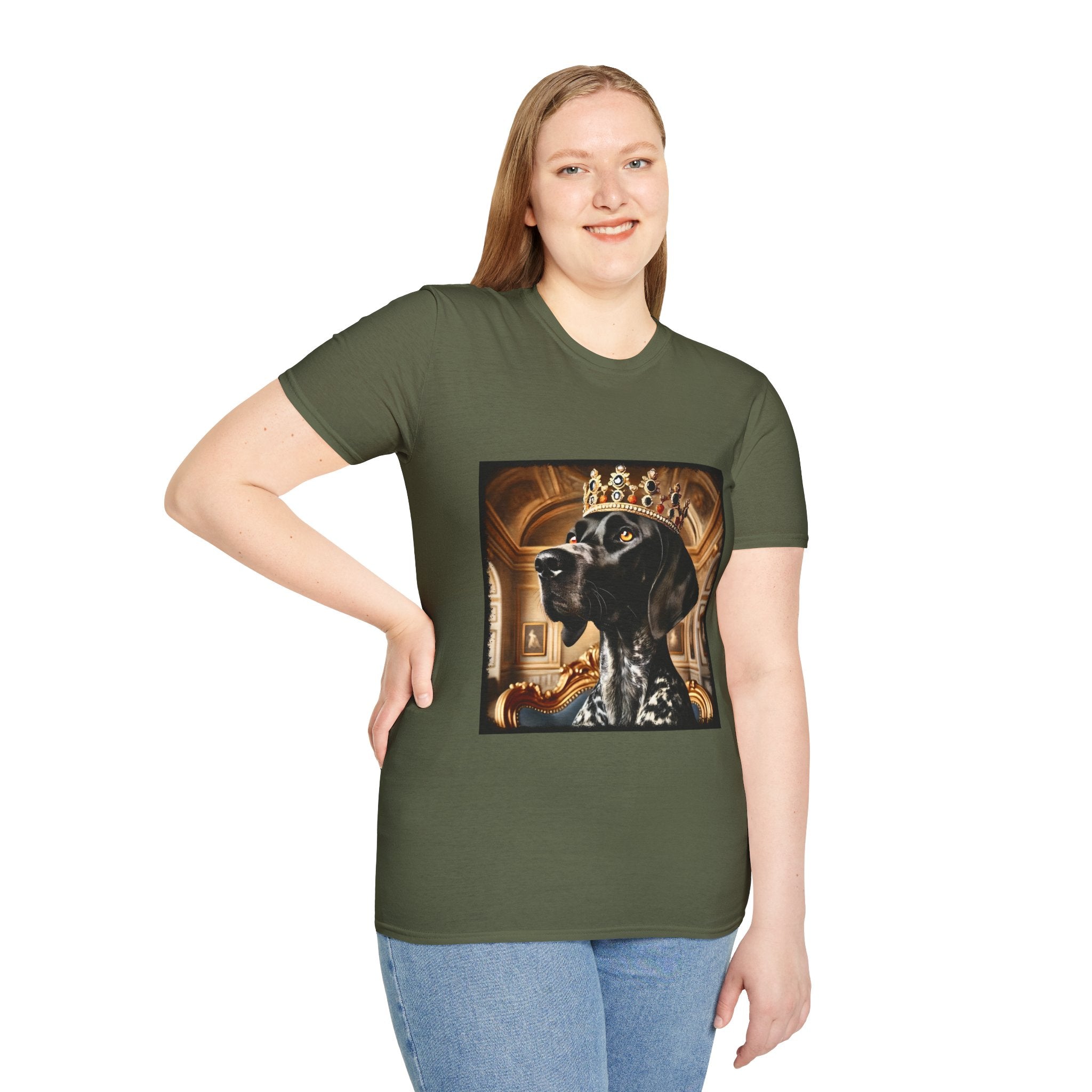 German Shorthaired Pointer King Supreme | Unisex Dog T-Shirt