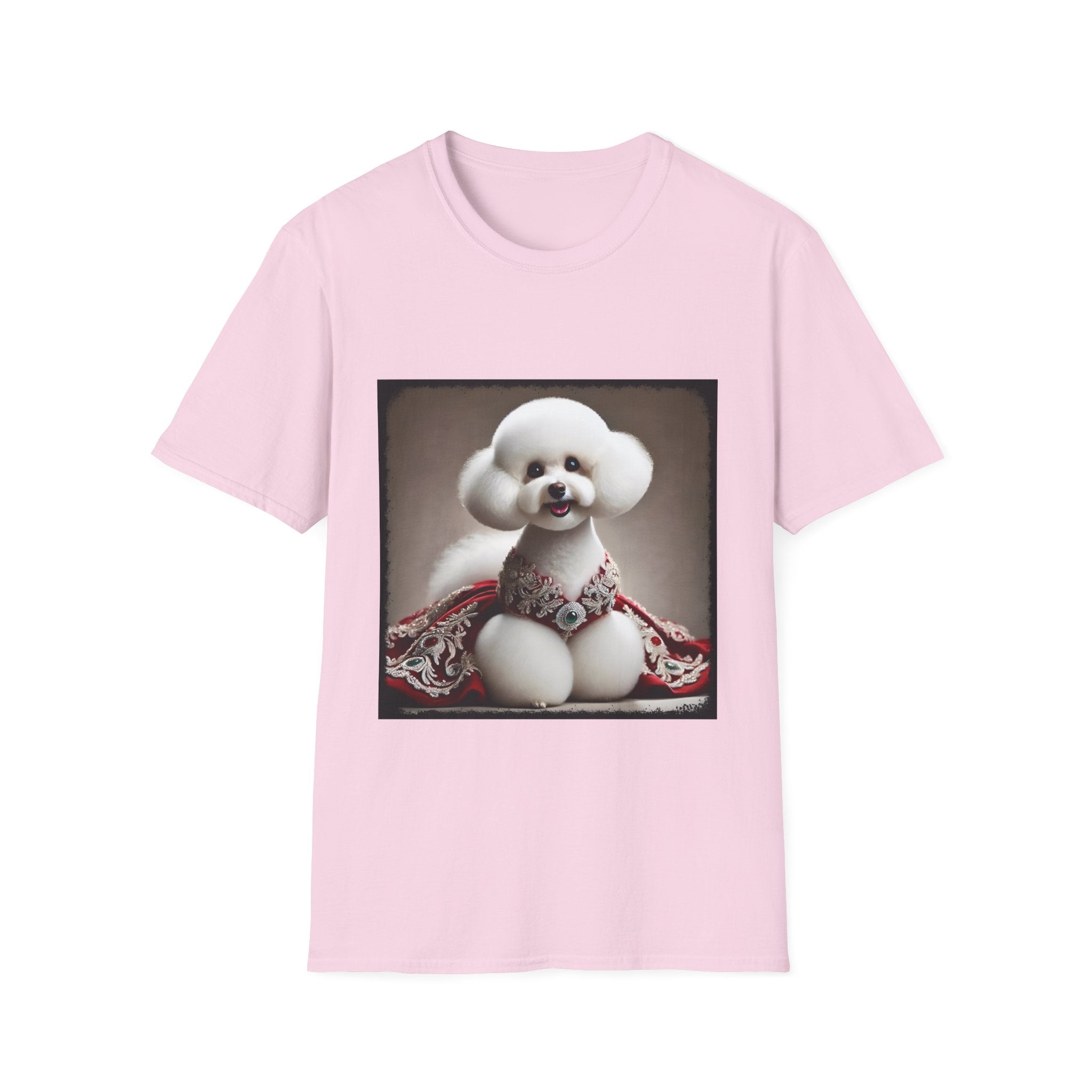 Bichon Frise Crimson Cutie | Unisex Dog T-Shirt