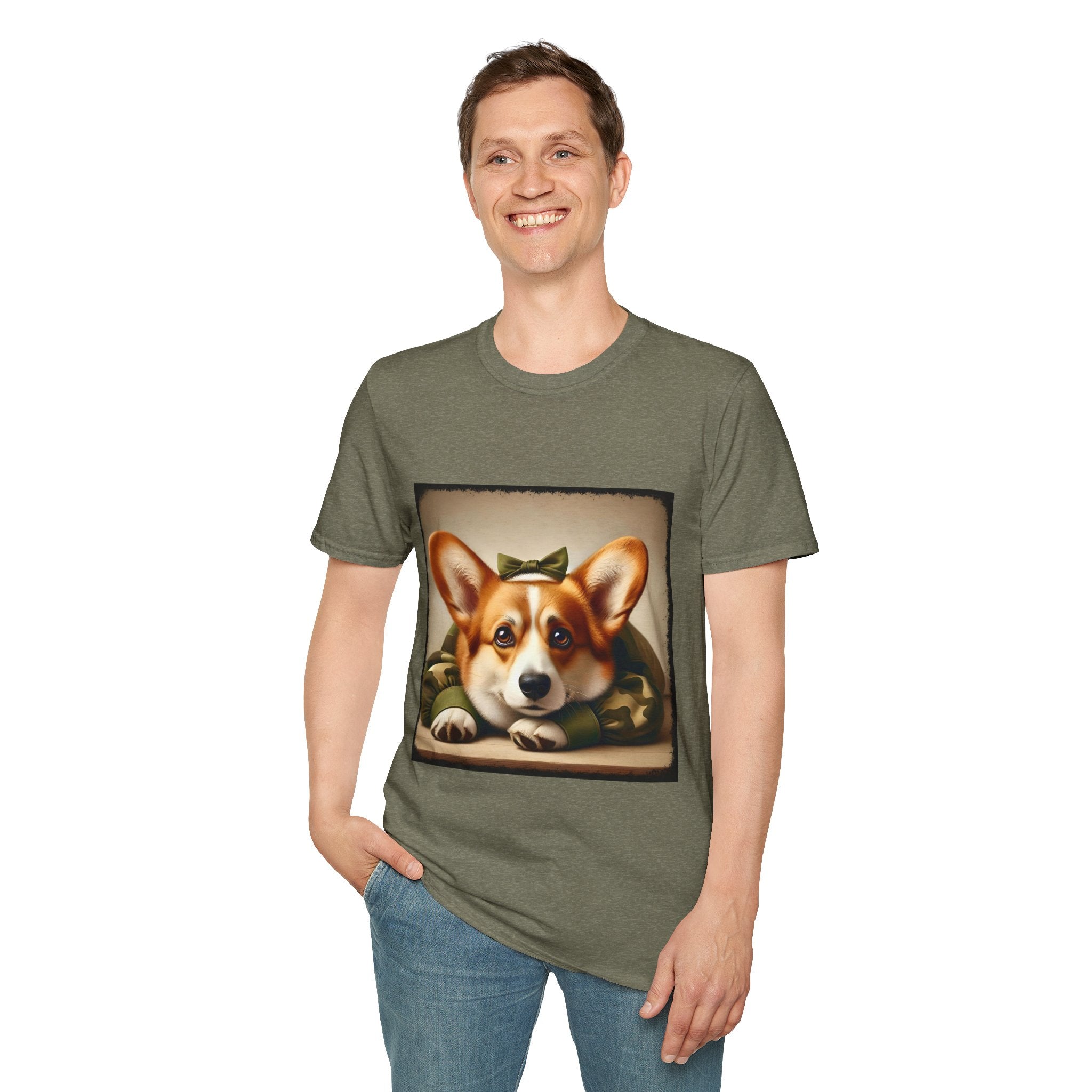 Pembroke Welsh Corgi Combat Cutie | Unisex Dog T-Shirt