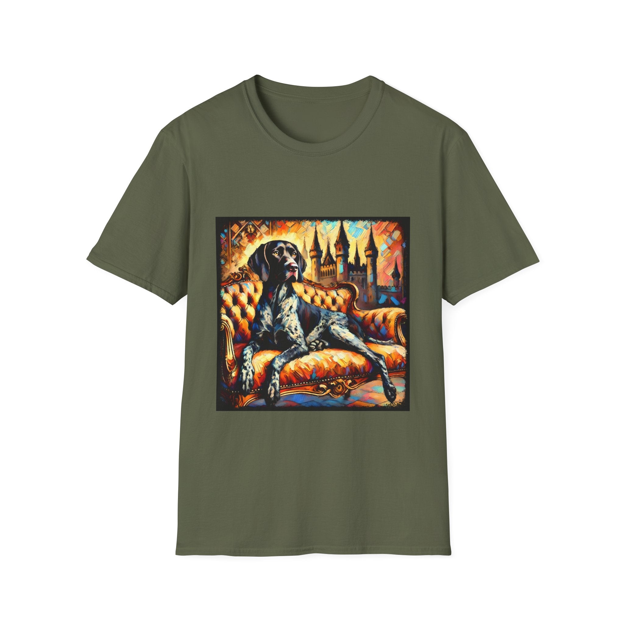 German Shorthaired Pointer Poised Bold Classic | Unisex Dog T-Shirt