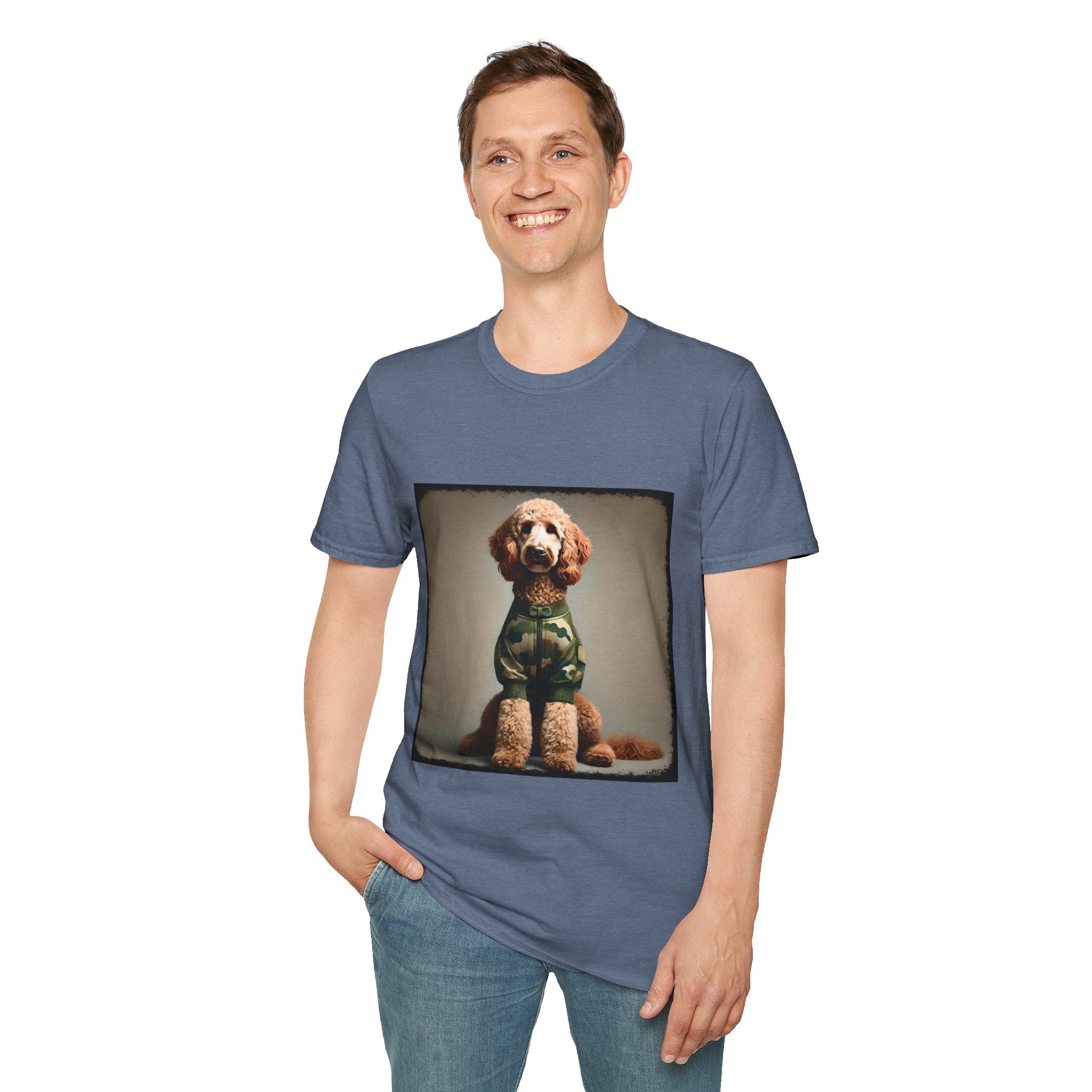 Labradoodle Camo Cutie | Unisex Dog T-Shirt