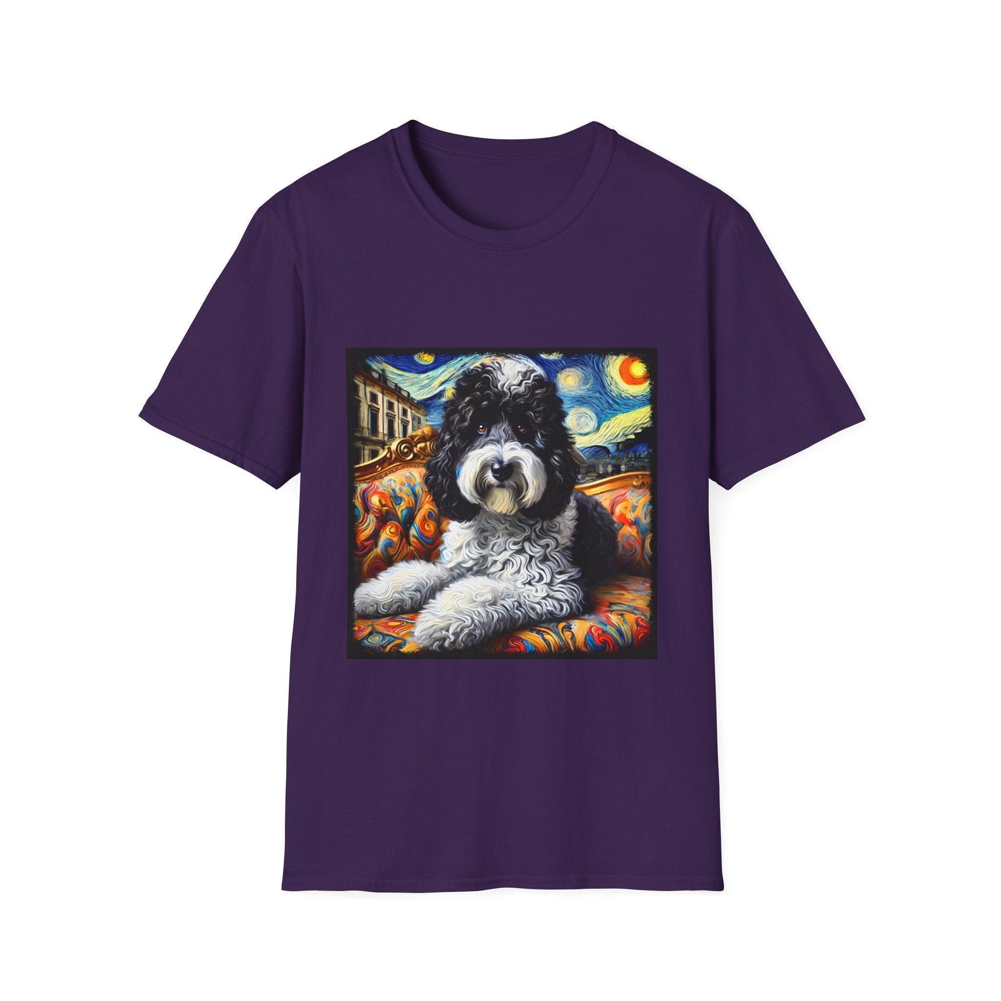 Sheepadoodle Starry Swirl | Unisex Dog T-Shirt