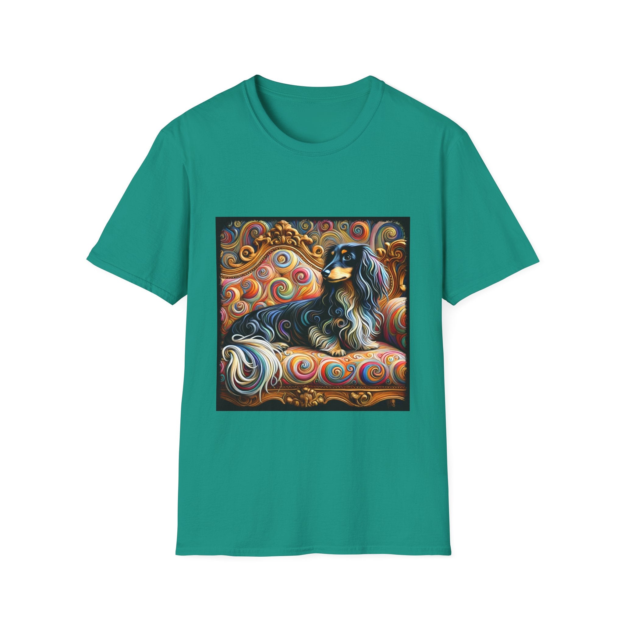 Dachshund Bold Swirl | Unisex Dog T-Shirt