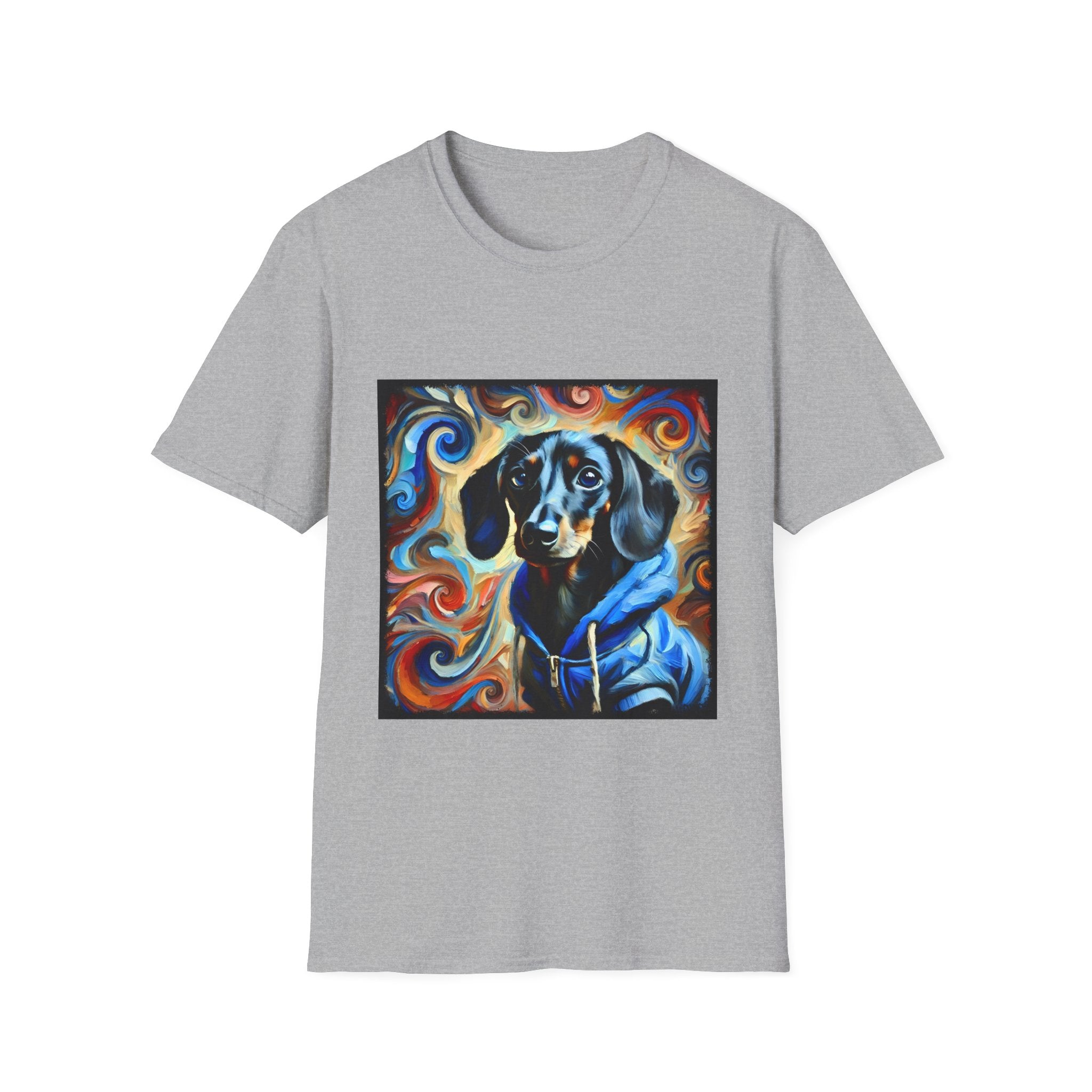 Dachshund Urban Edge Swirl | Unisex Dog T-Shirt