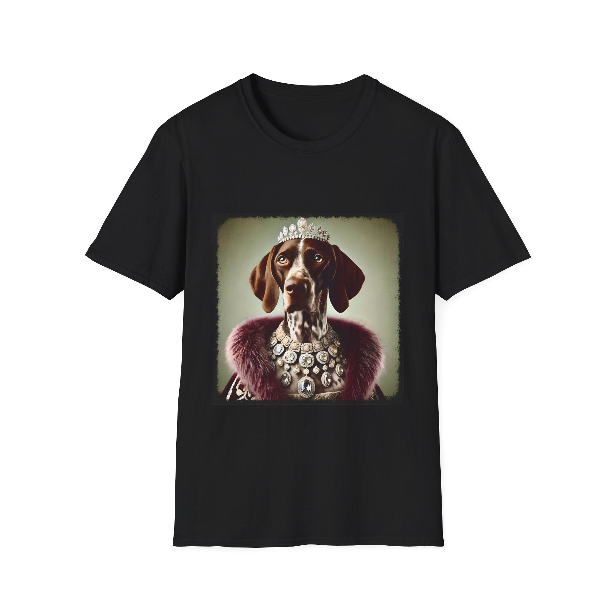 German Shorthaired Pointer Crystal Queen | Unisex Dog T-Shirt