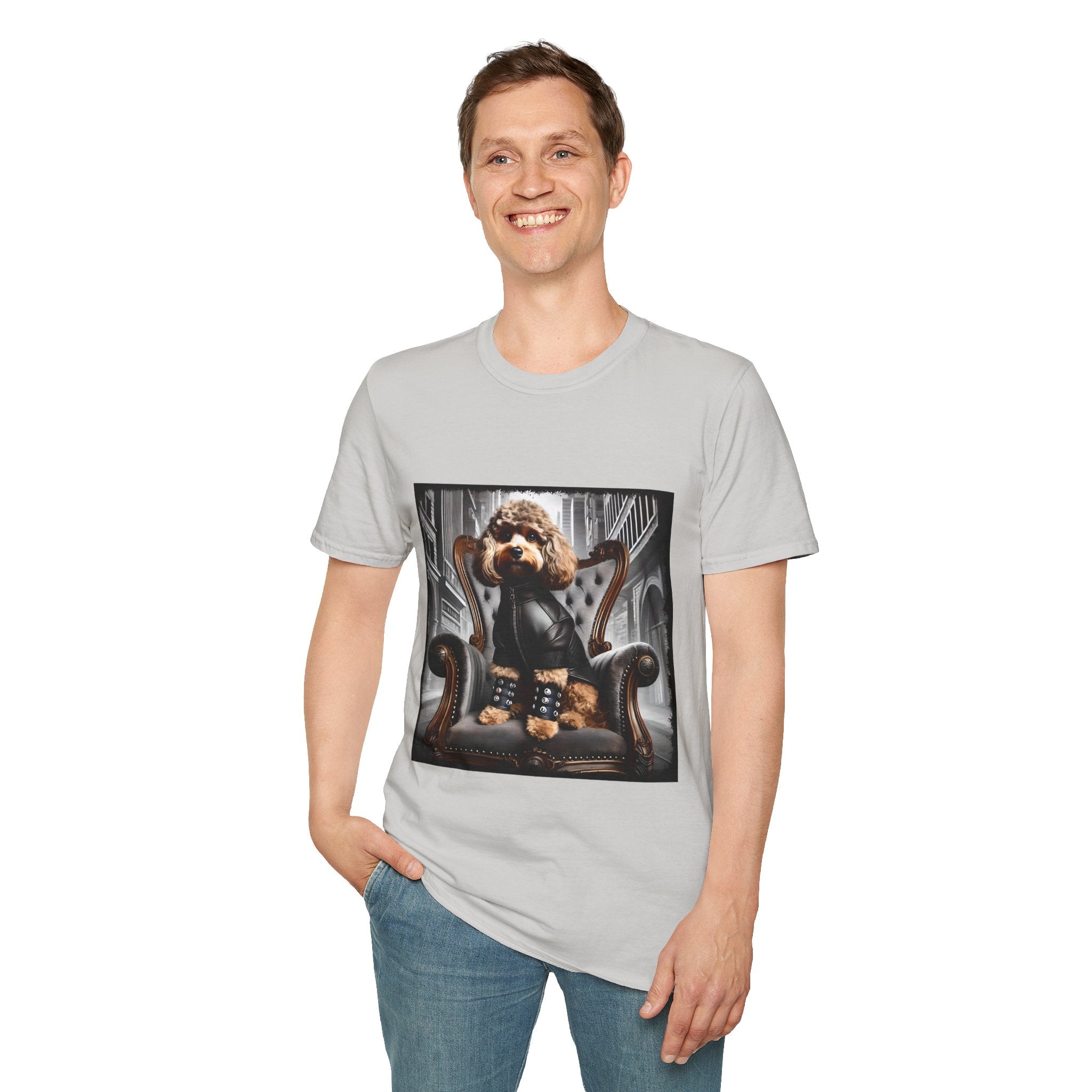 Cavapoo Leather Rebel | Unisex Dog T-Shirt