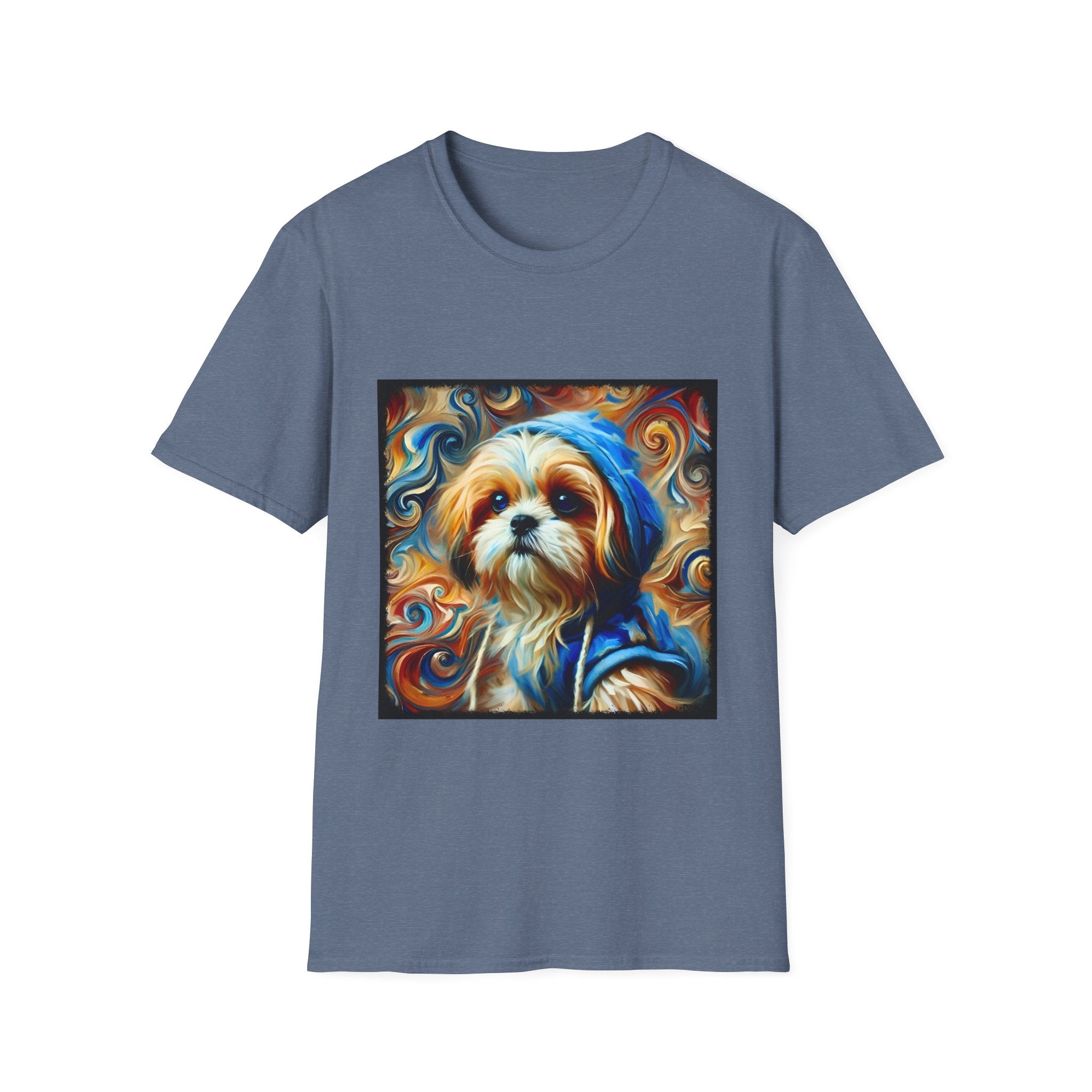 Shih Tzu Comfy Swirl | Unisex Dog T-Shirt