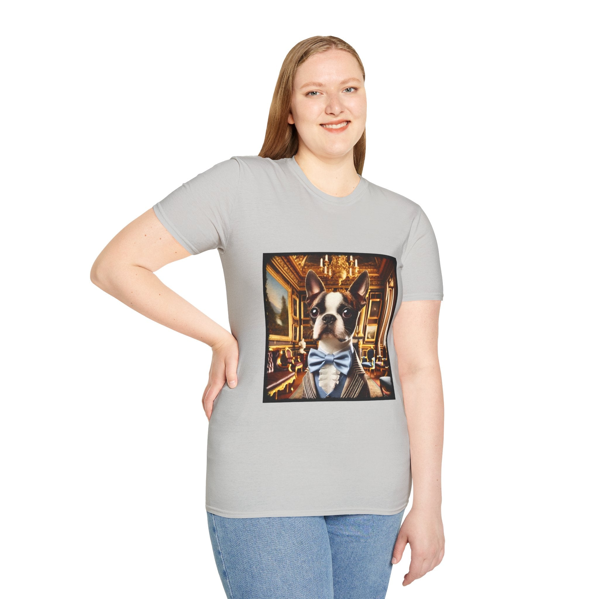 Boston Terrier Rich Rougue | Unisex Dog T-Shirt