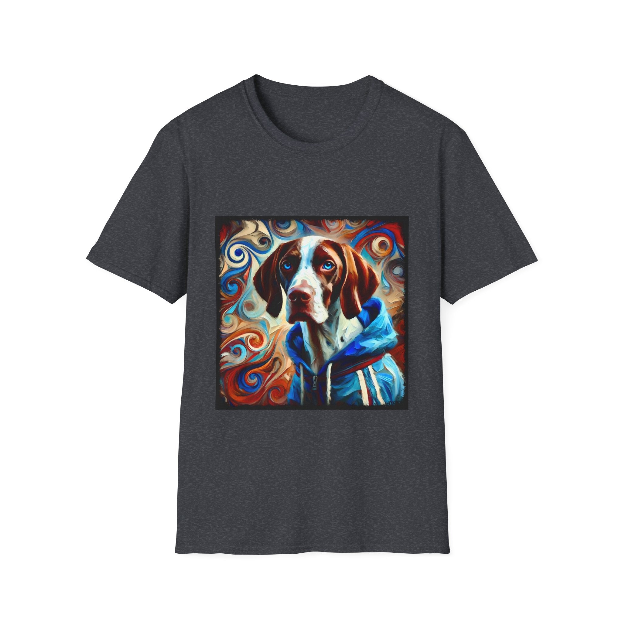 German Shorthaired Pointer Comfy Swirl | Unisex Dog T-Shirt