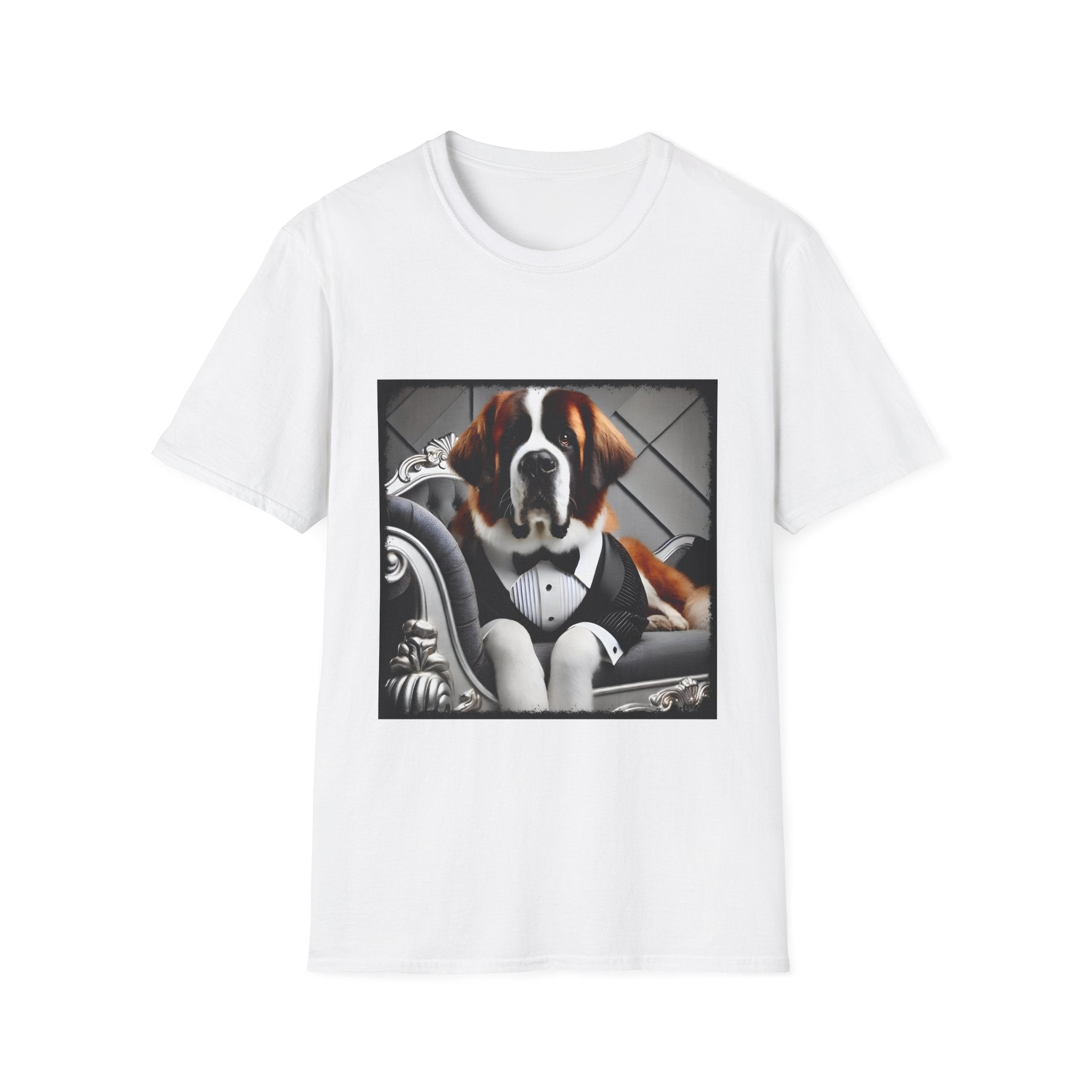 Saint Bernard Plush Pupstar | Unisex Dog T-Shirt