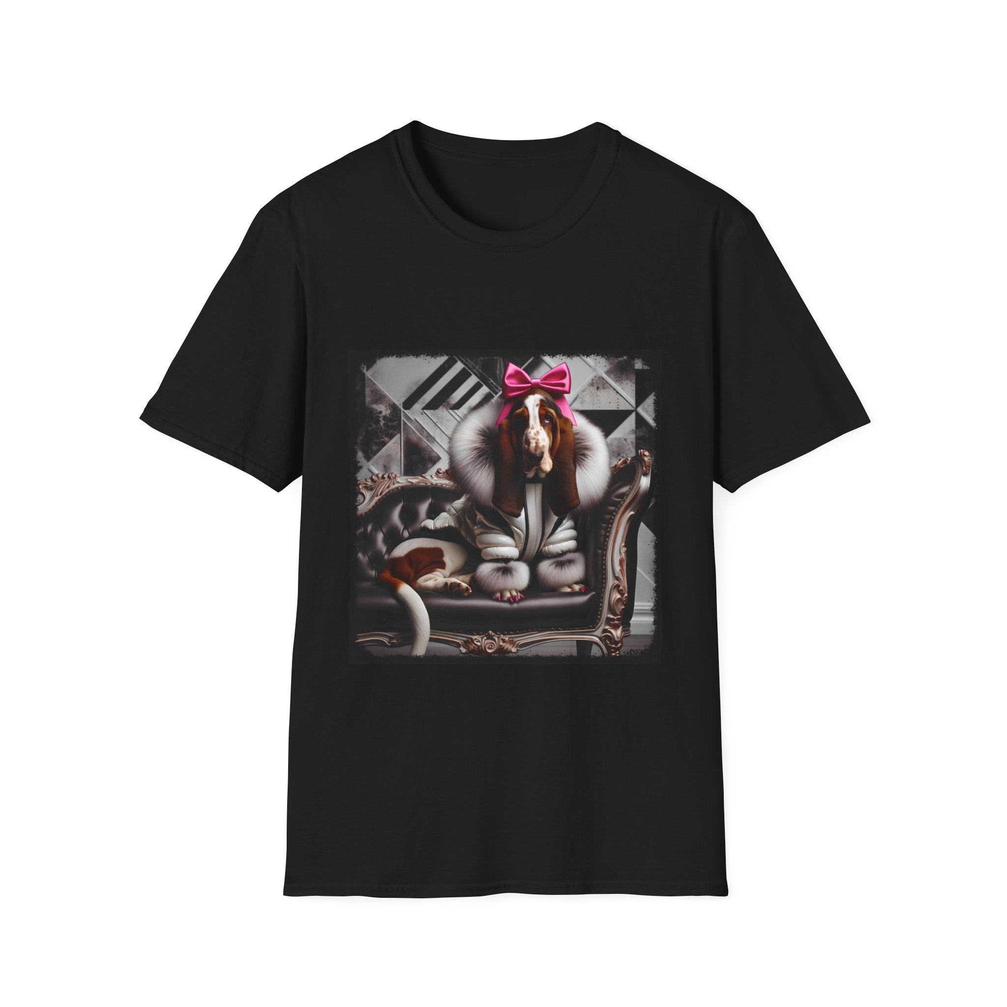 Basset Hound Fashionista | Unisex Dog T-Shirt