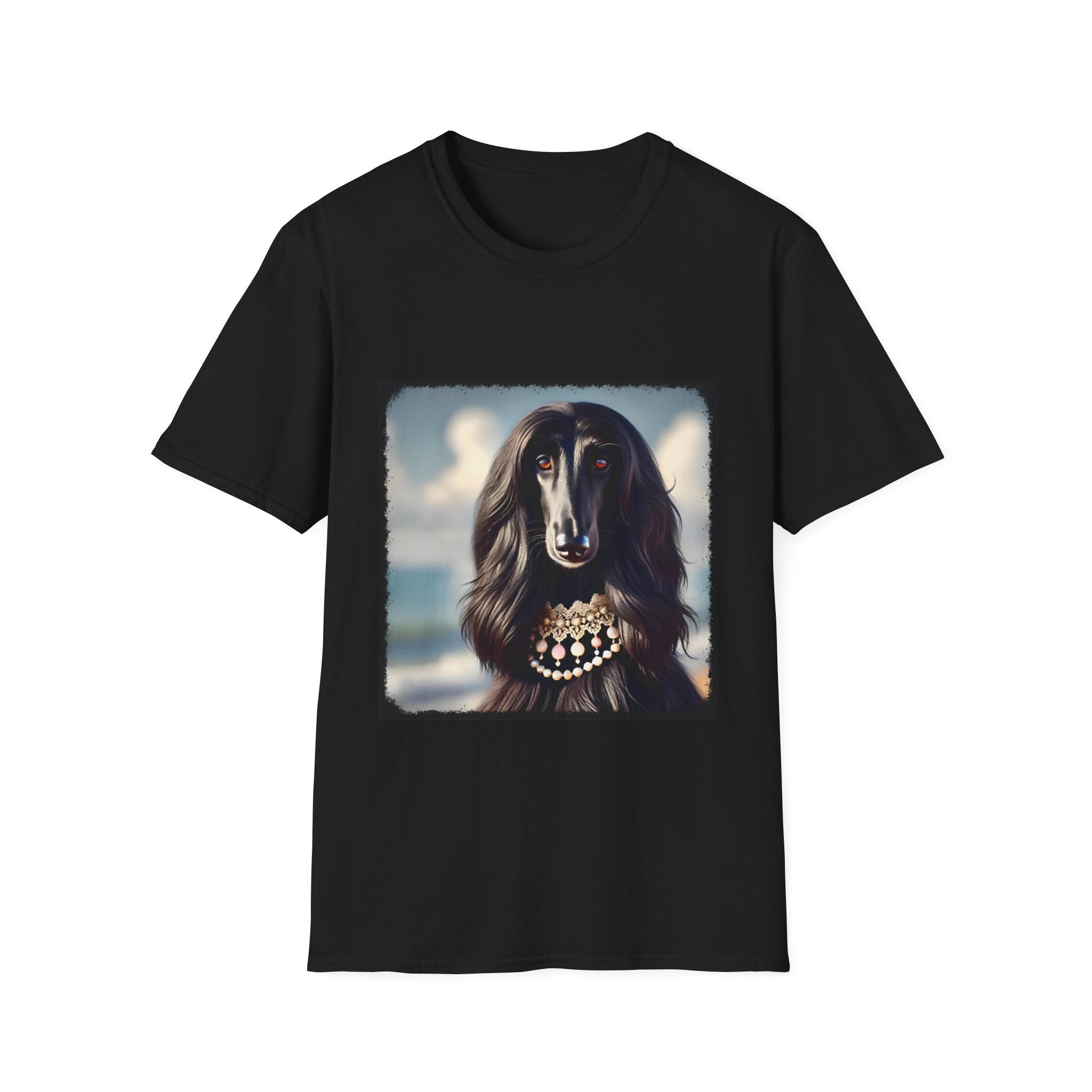 Afghan Hound Beach Bombshell | Unisex Dog T-Shirt