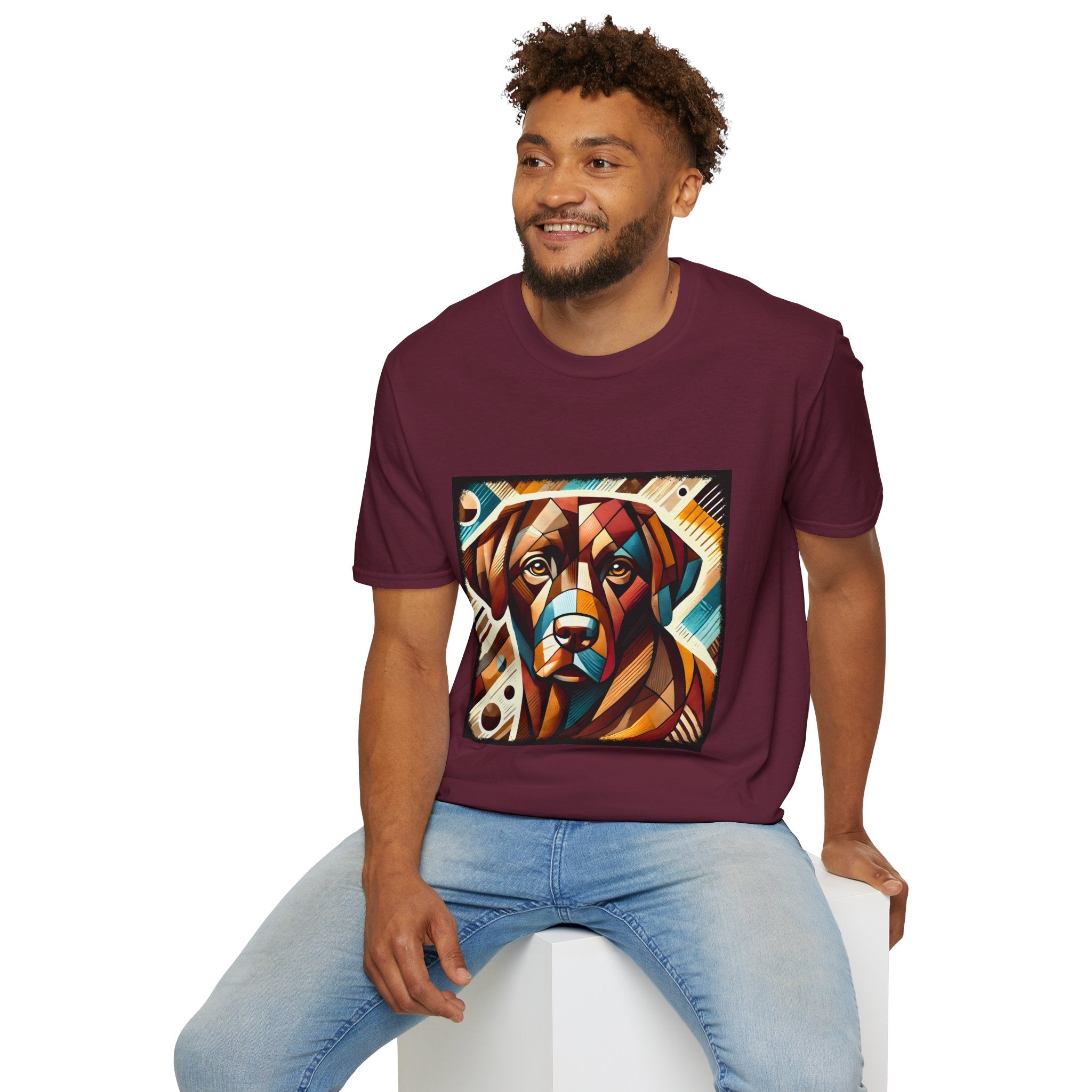 Labrador Retriever Bold Geometric | Unisex Dog T-Shirt