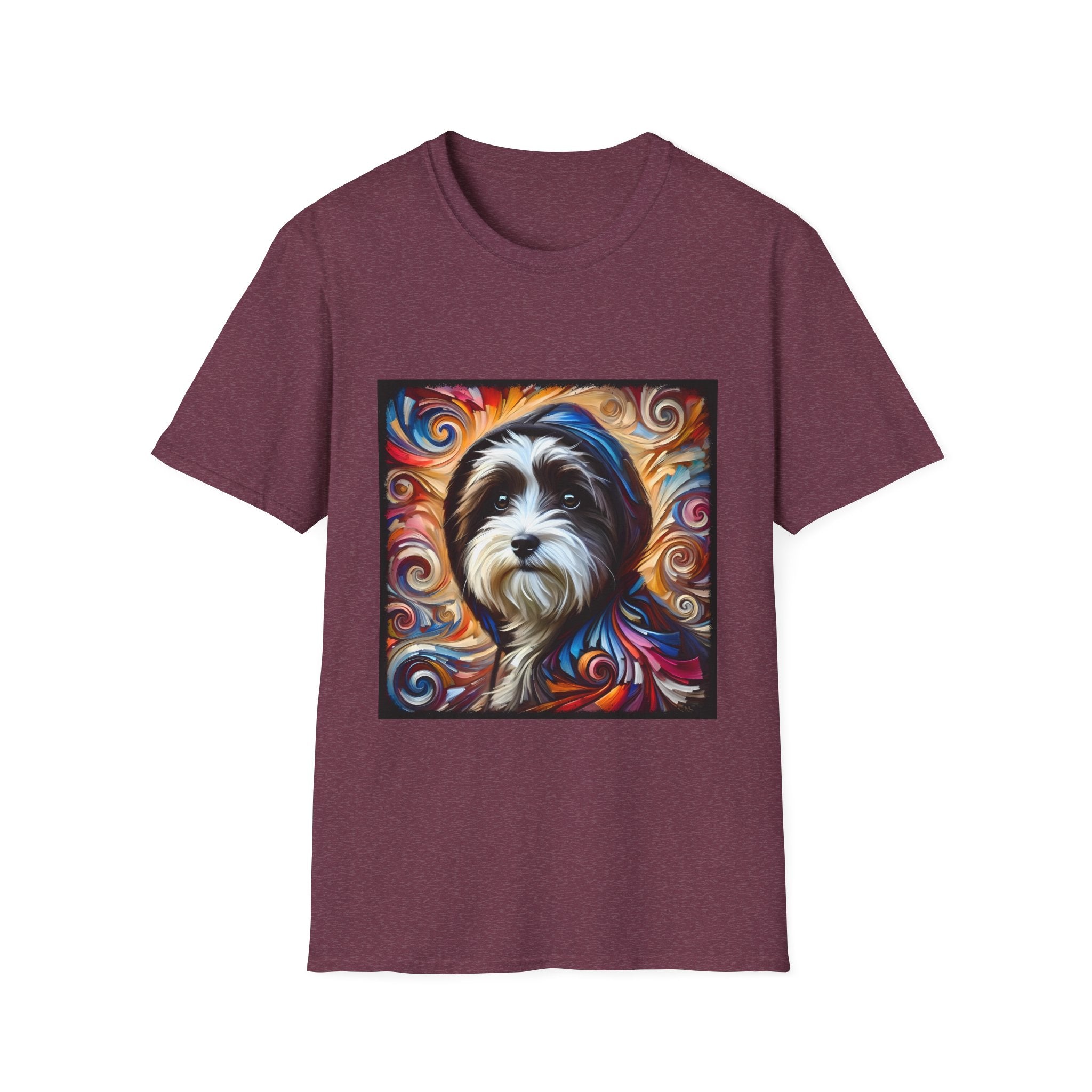 Havanese Relaxed Swirl |  Unisex Dog T-Shirt
