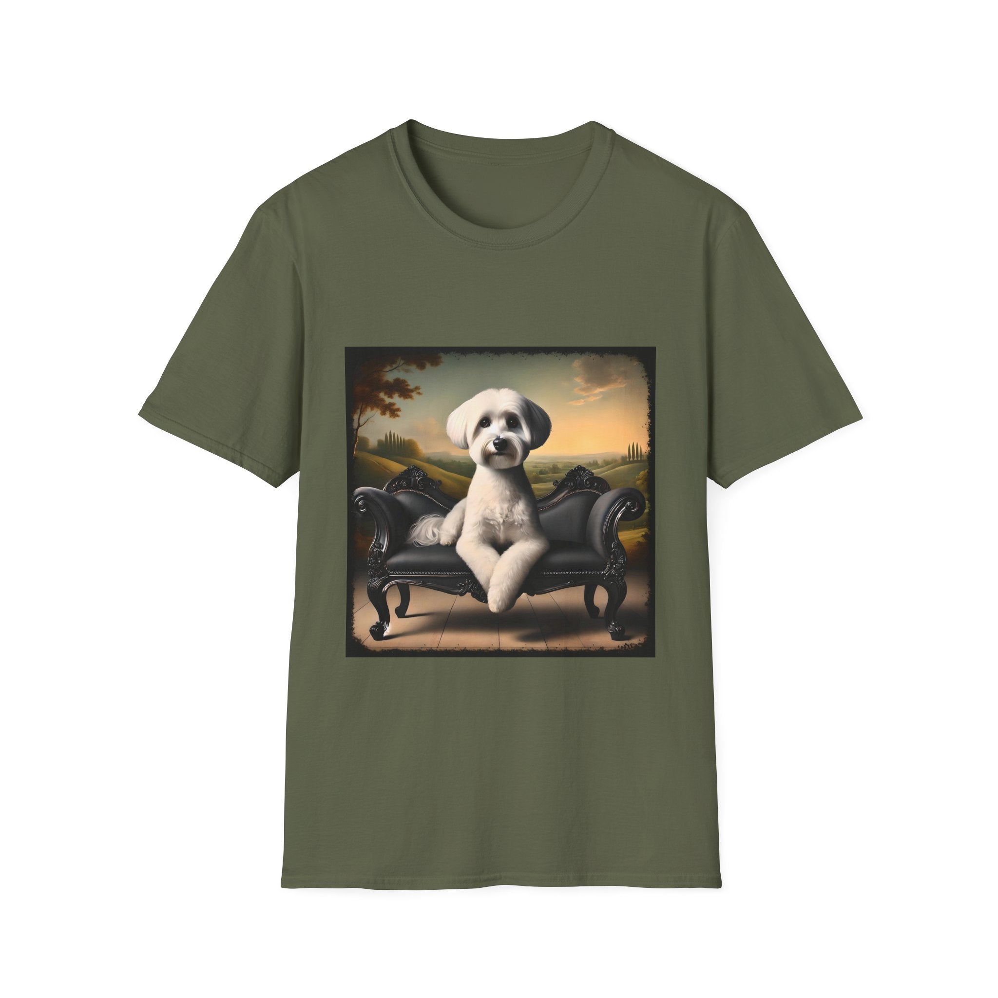 Havanese Posh Portrait |  Unisex Dog T-Shirt