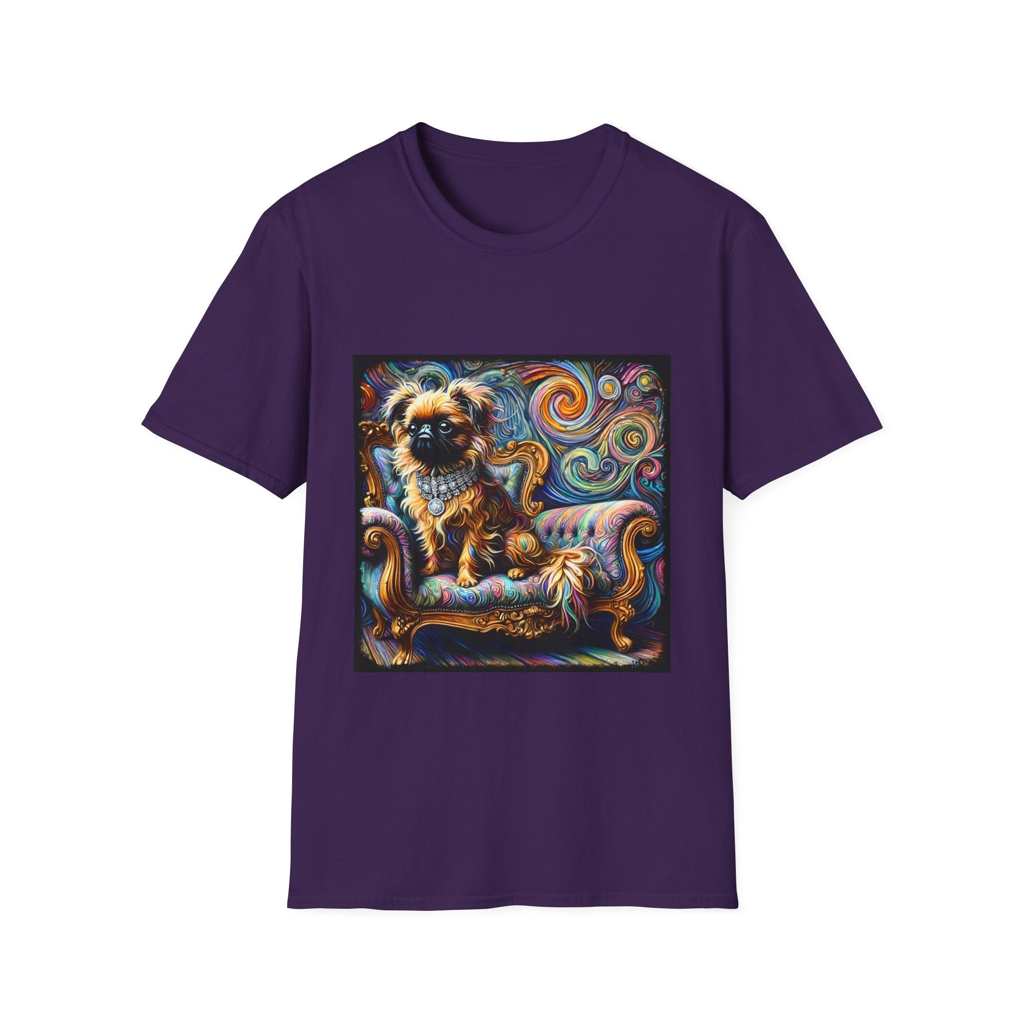 Brussels Griffon Diamond Swirl | Unisex Dog T-Shirt