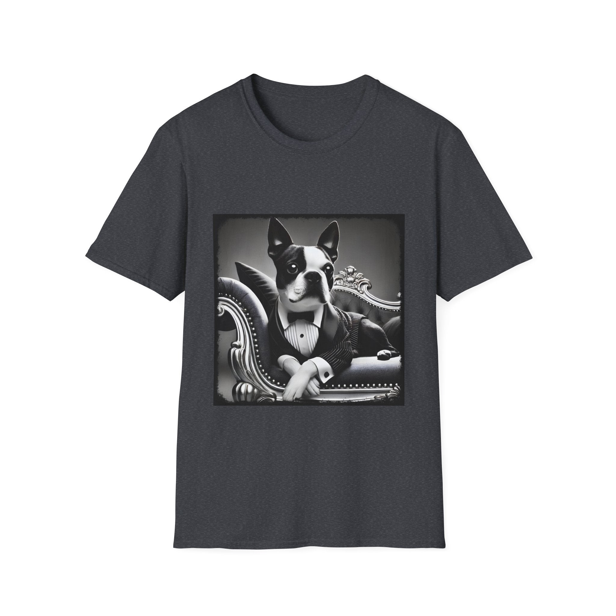 Boston Terrier Tux Luxe | Unisex Dog T-Shirt