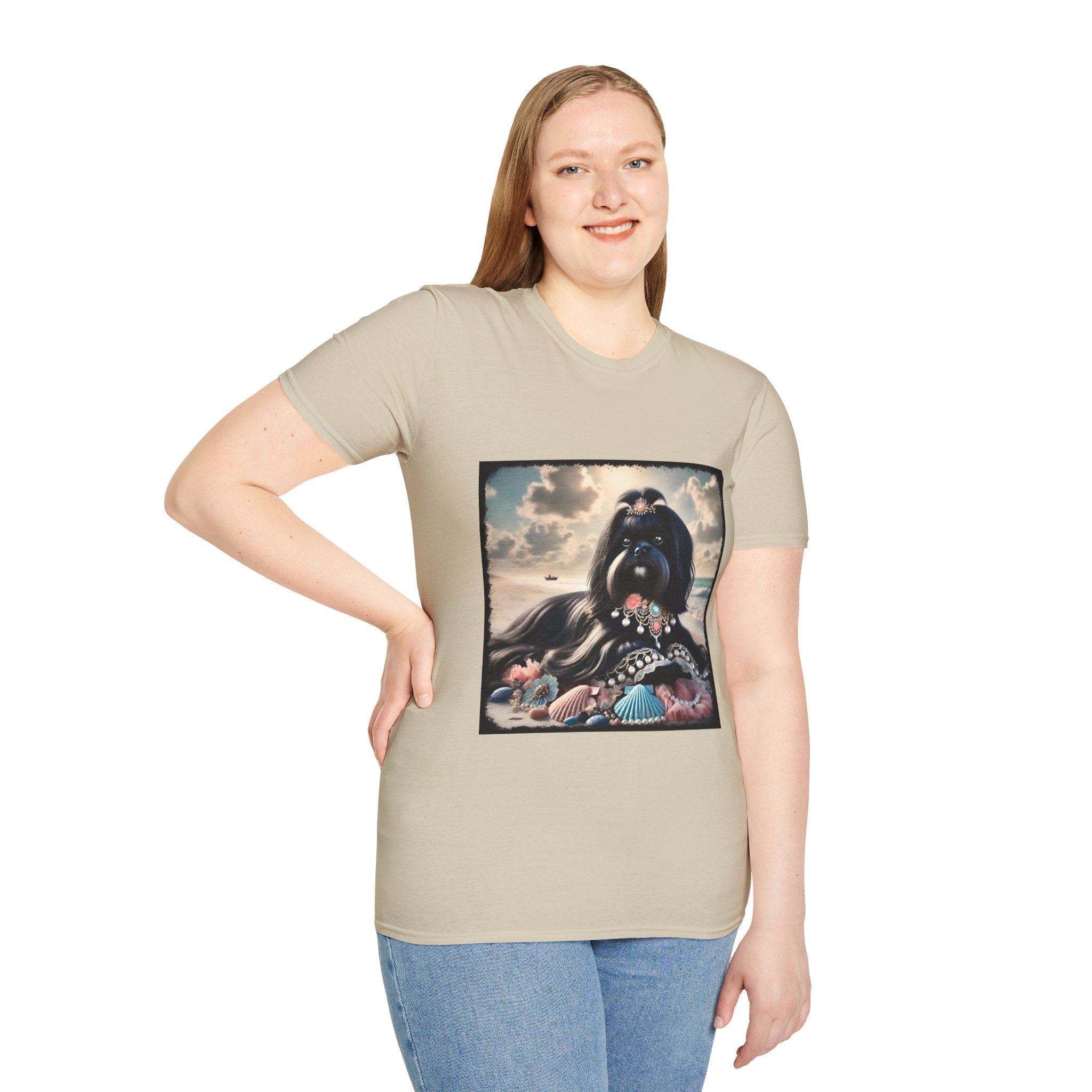 Shih Tzu Shell Chic | Unisex Dog T-Shirt