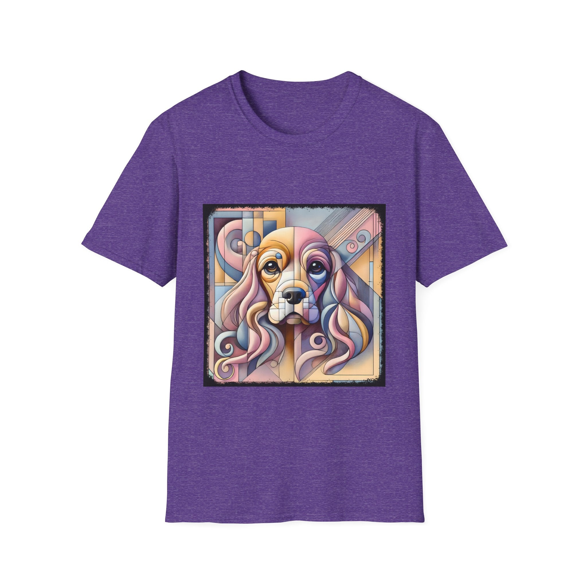 Cocker Spaniel Pastel Geometric | Unisex Dog T-Shirt