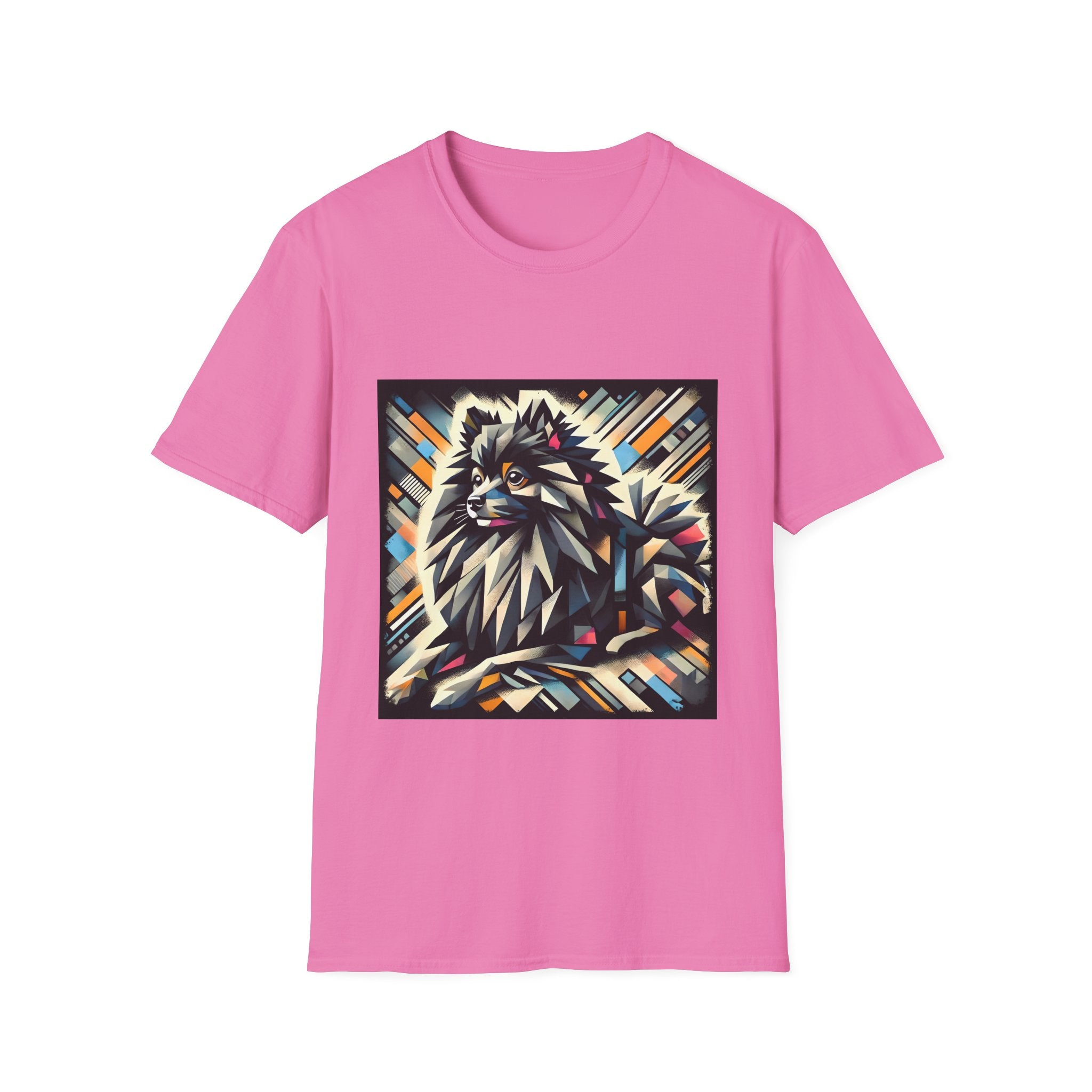 Pomeranian Bold Geometric | Unisex Dog T-Shirt