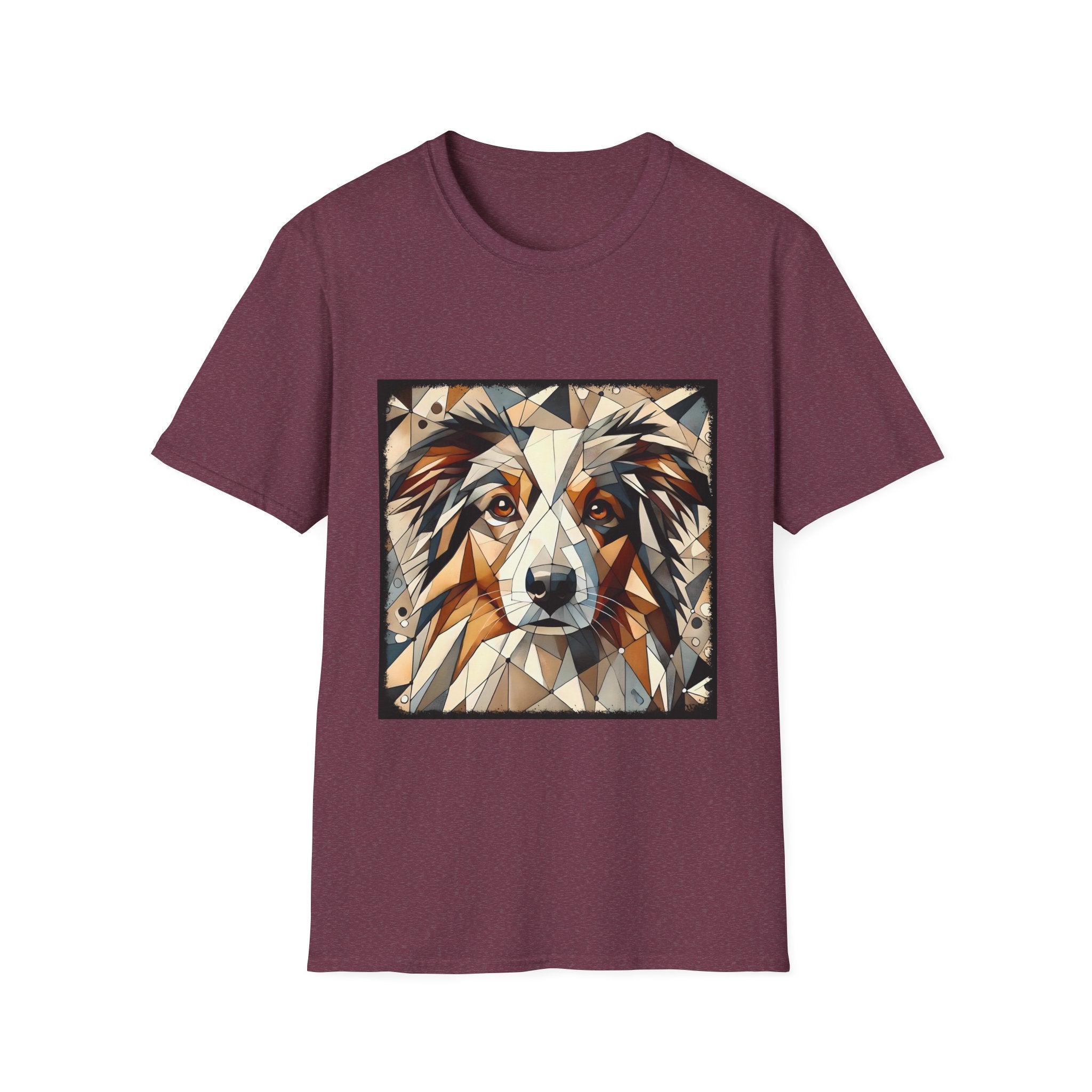 Australian Shepherd Warm Geometric | Unisex Dog T-Shirt