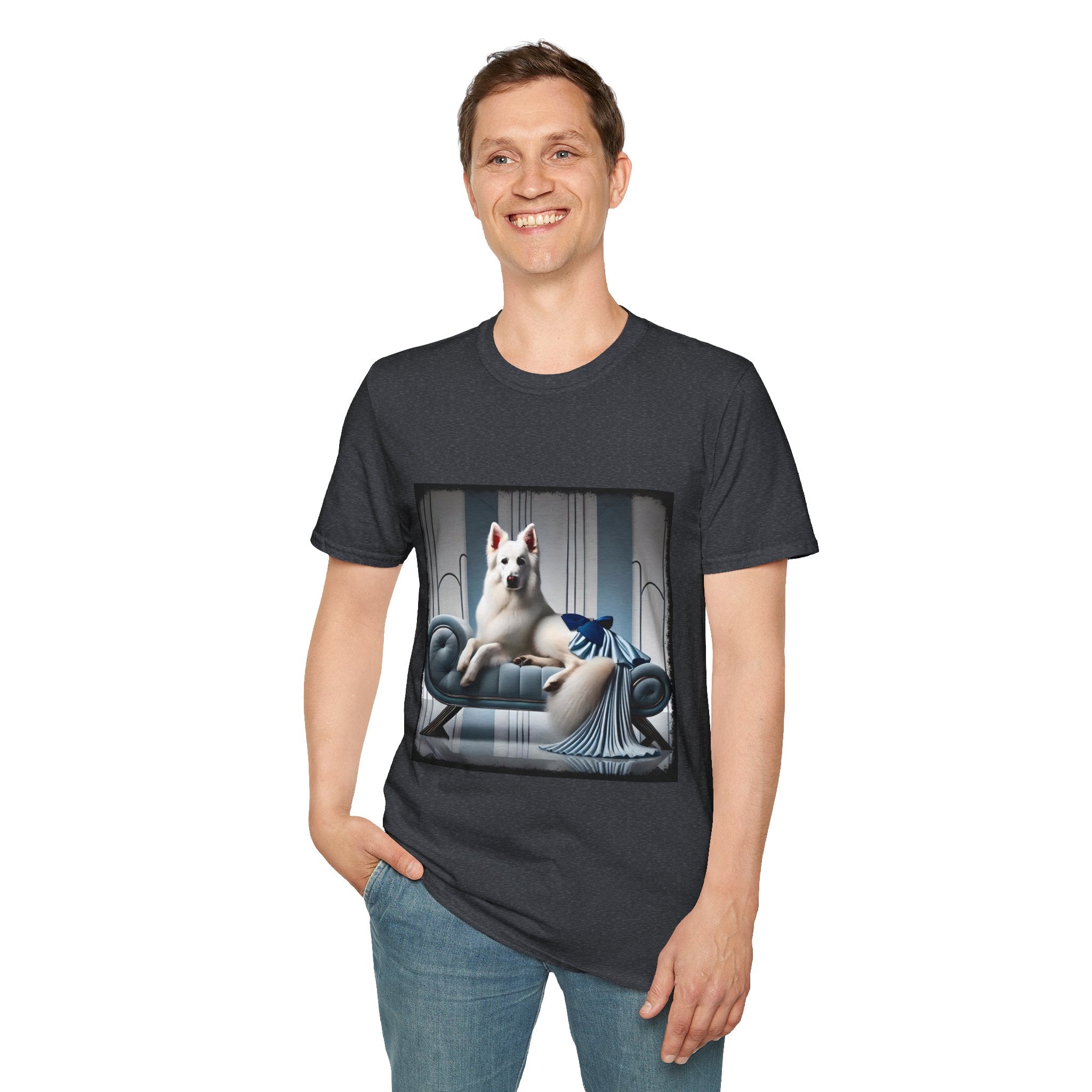 German Shepherd Blue Icon | Unisex Dog T-Shirt