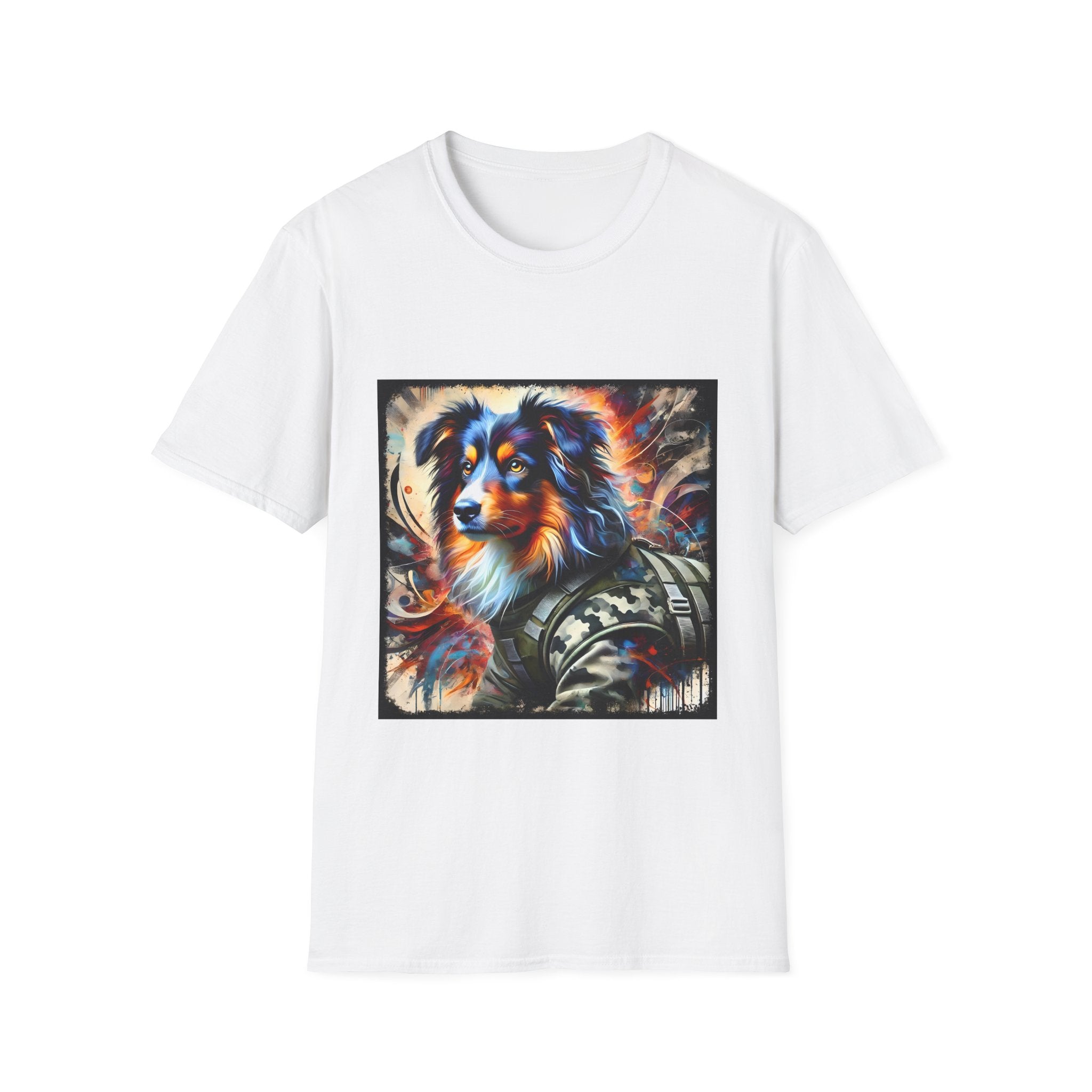 Miniature American Shepherd Camo Classic | Unisex Dog T-Shirt