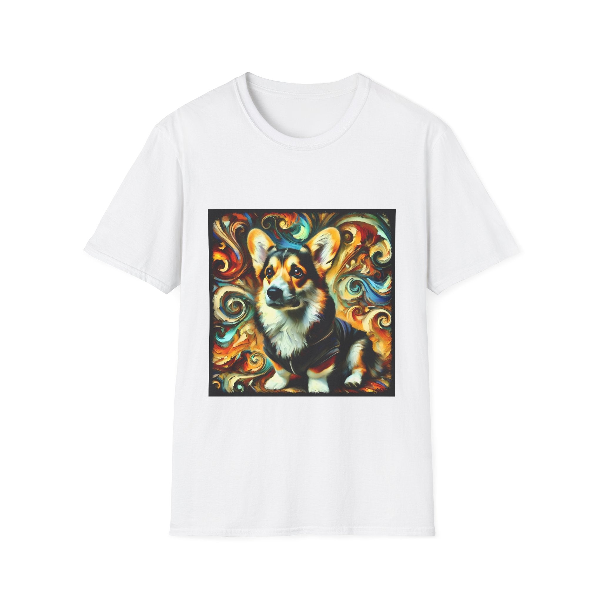 Pembroke Welsh Corgi Urban Bean Swirl | Unisex Dog T-Shirt