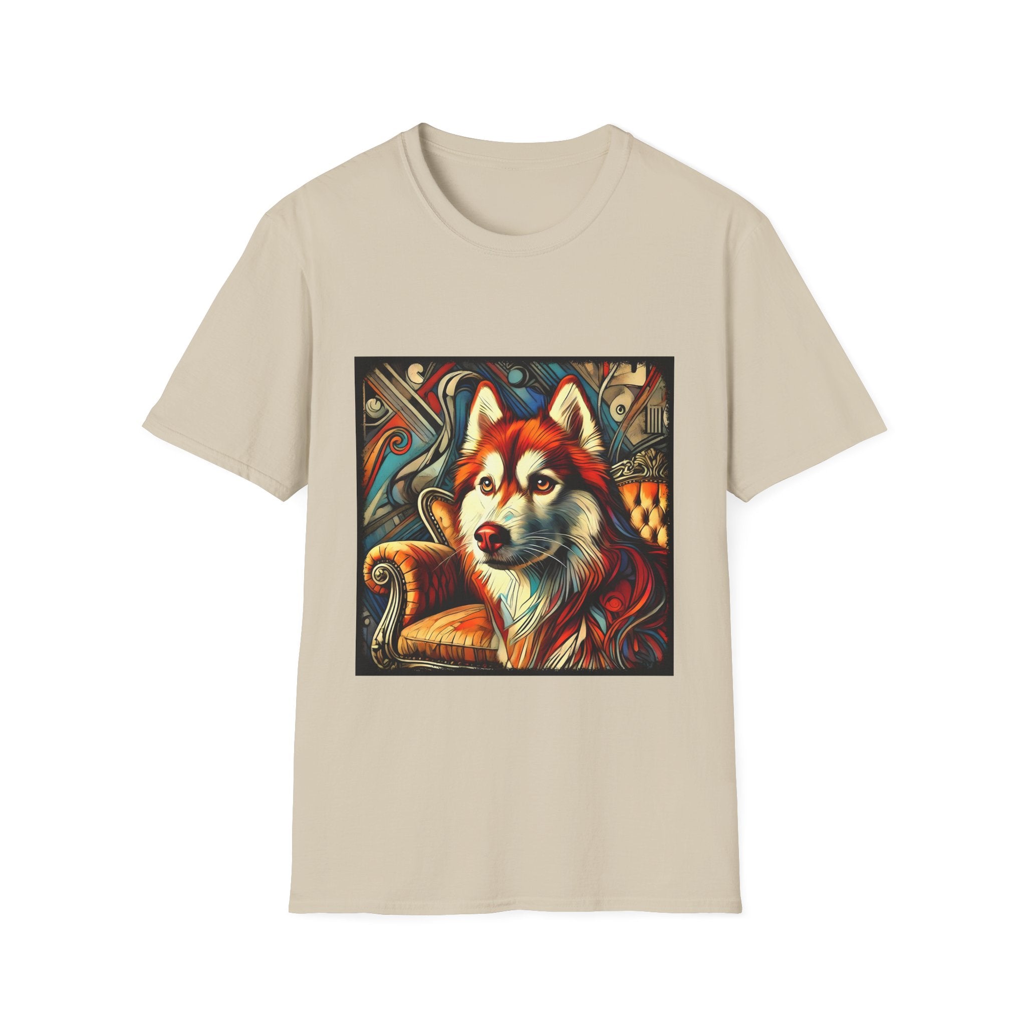 Siberian Husky Red Rebel | Unisex Dog T-Shirt