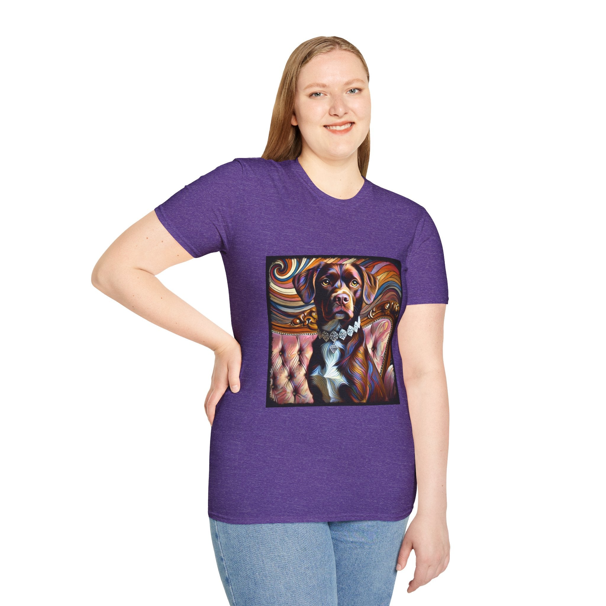 Labrador Retriever Vivid Swirl | Unisex Dog T-Shirt