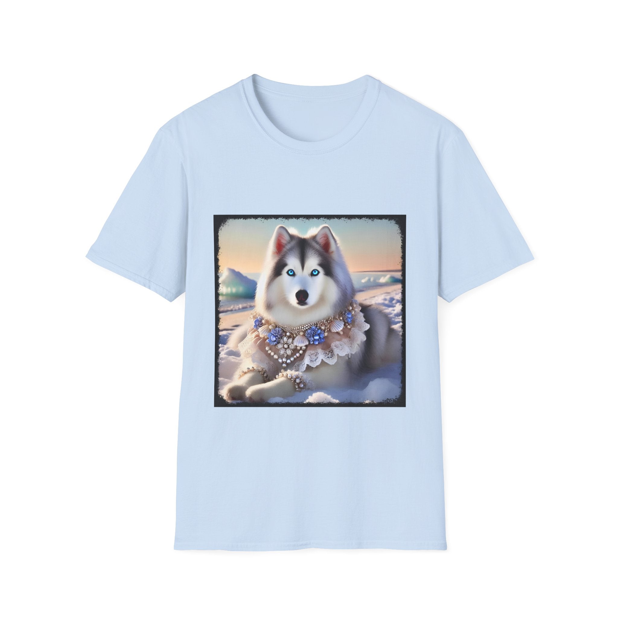 Siberian Husky breed art tee Snow Princess