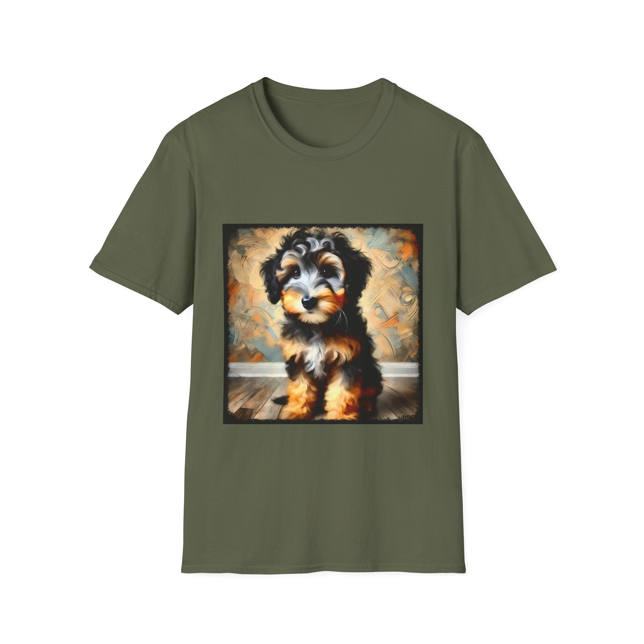 Aussiedoodle Portrait Classic | Unisex Dog T-Shirt